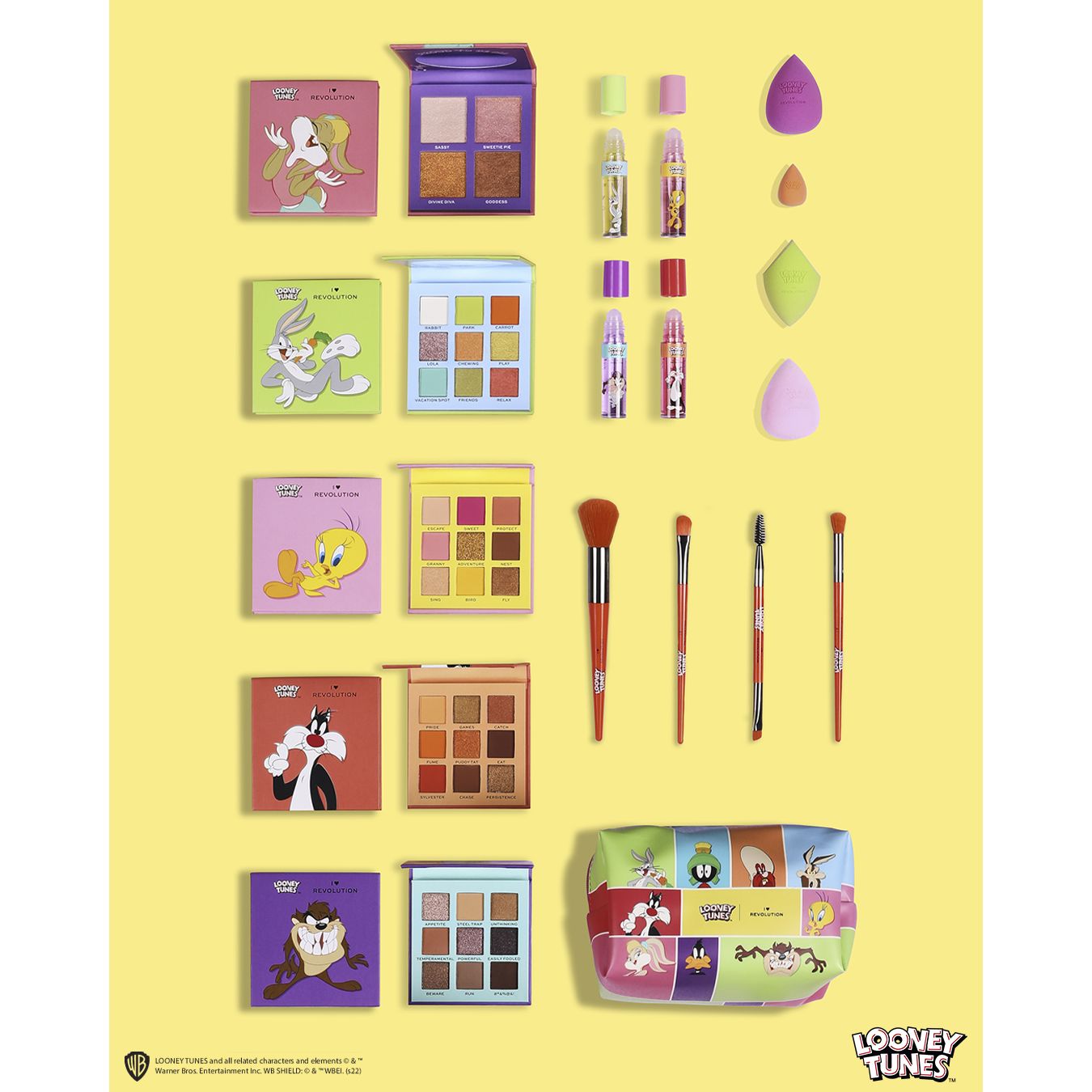 Palette de Fards à Paupières Mini - Looney Tunes x I Heart Revolution - Mini Shadow Palette Palette de Fards à Paupières Mini - Looney Tunes x I Heart Revolution - Mini Shadow Palette