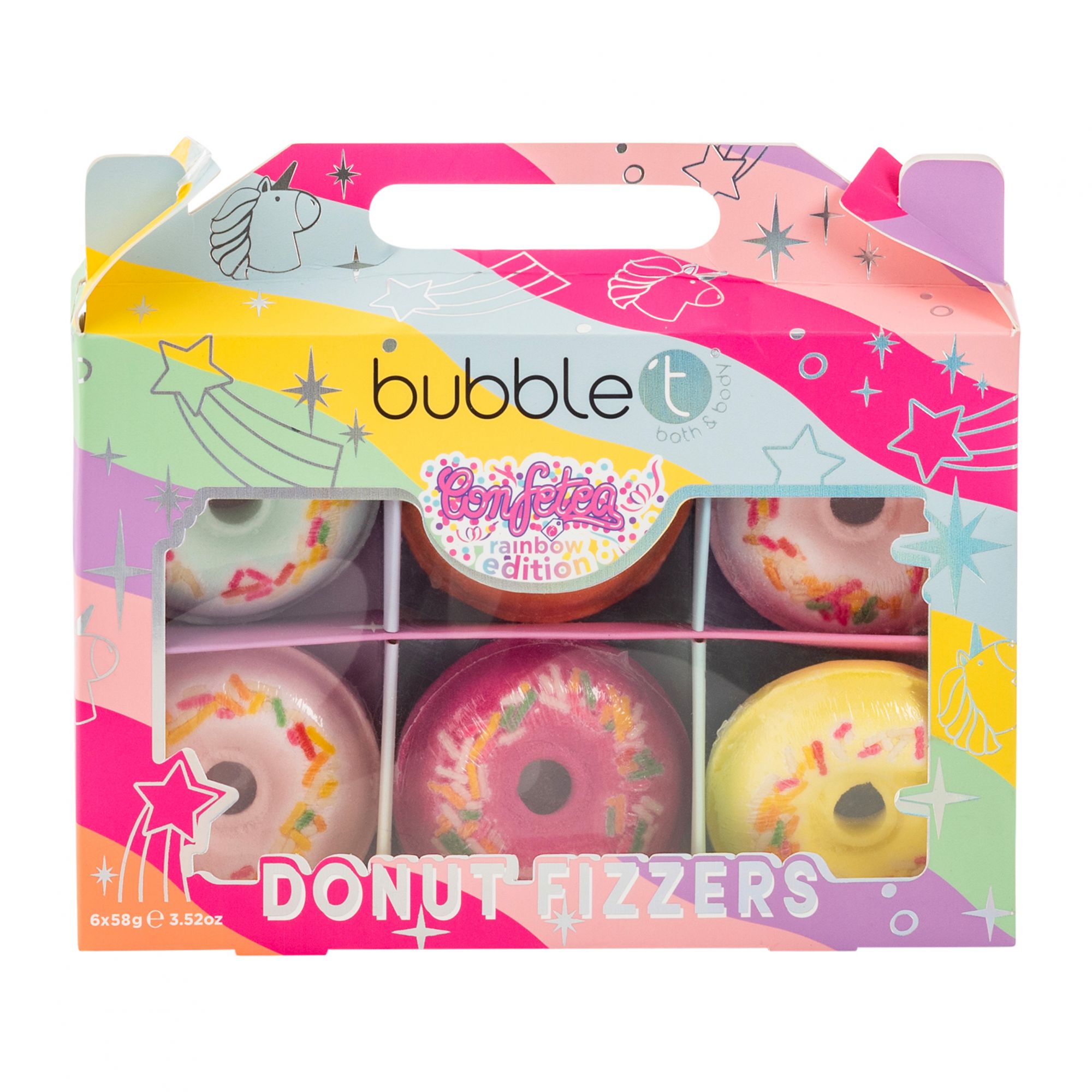 Set Bombes de Bain - Confetea Rainbow Edition - Donut Fizzers