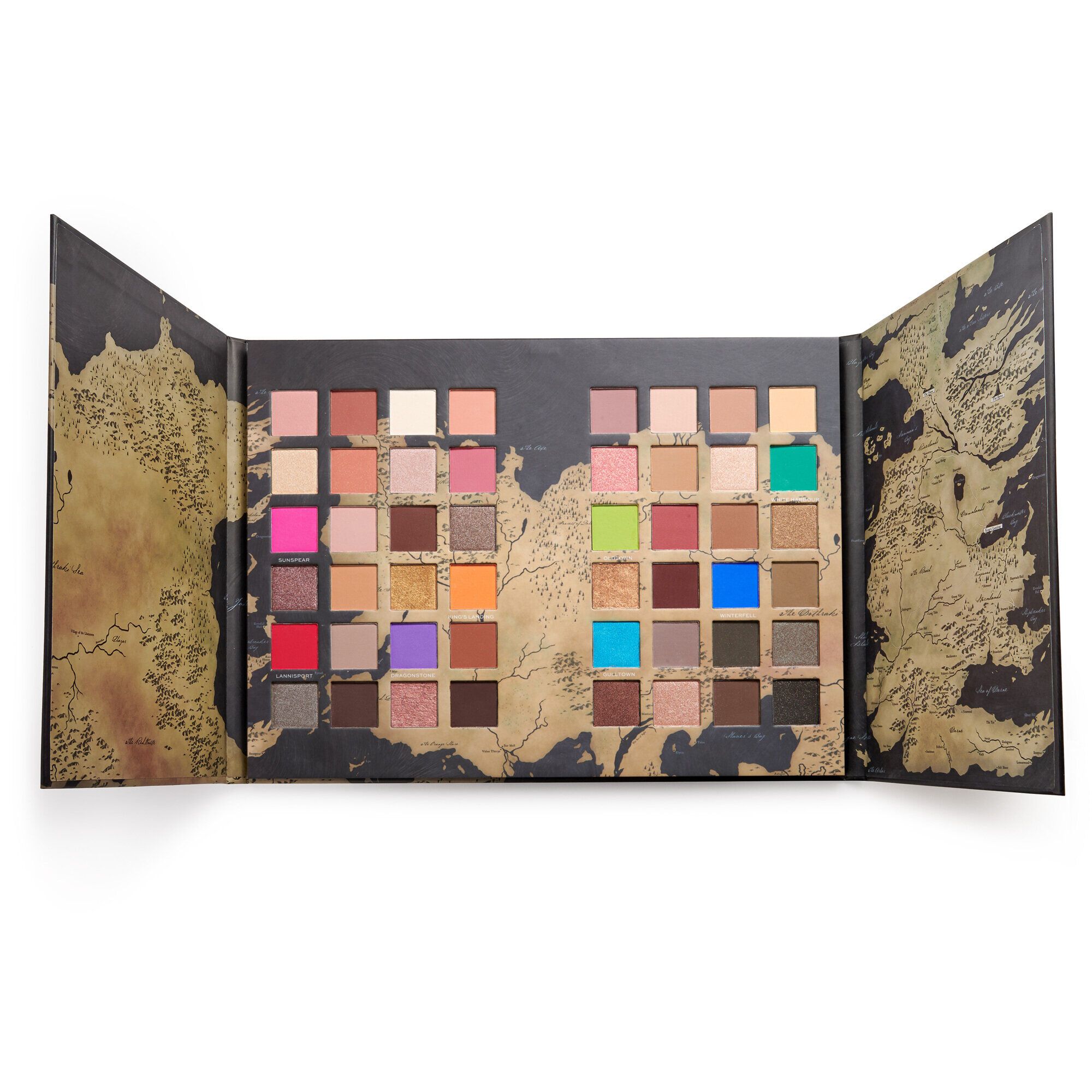Revolution x Game of Thrones - Westeros Map Shadow Palette 