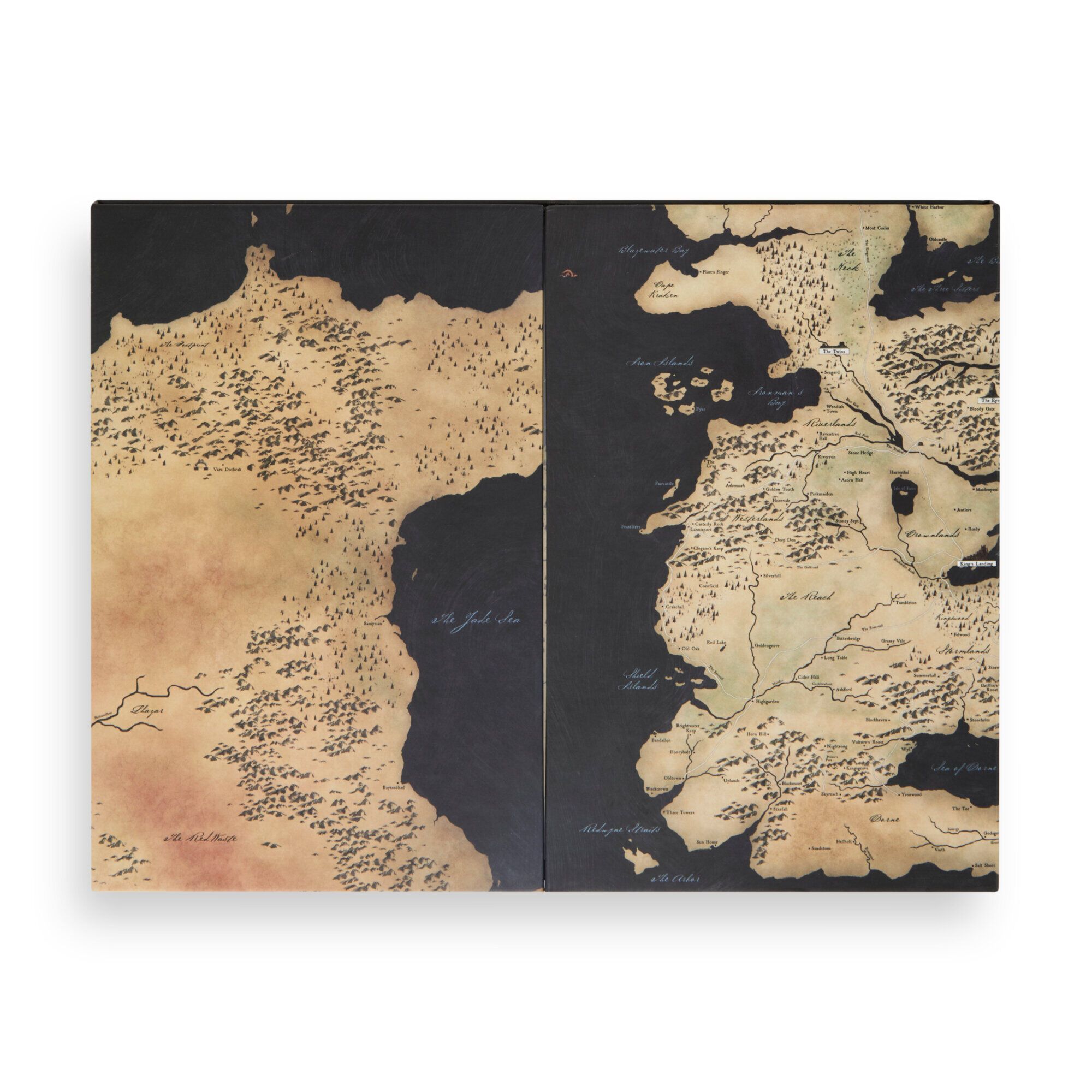 Palette de Fards à Paupières - Revolution x Game of Thrones - Westeros Map Shadow Palette 