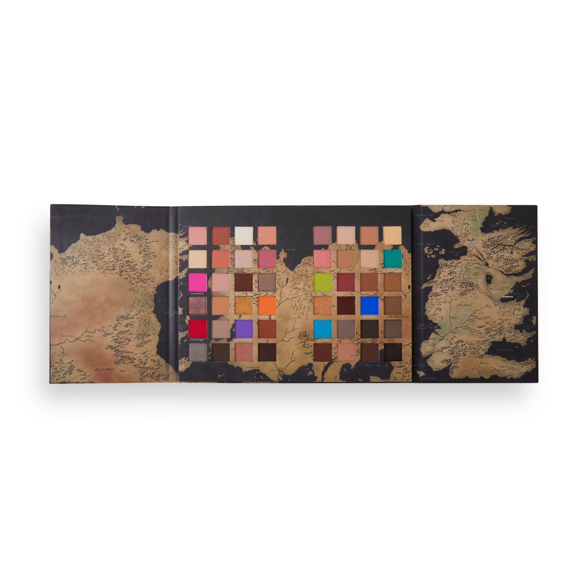 Revolution x Game of Thrones - Westeros Map Shadow Palette 