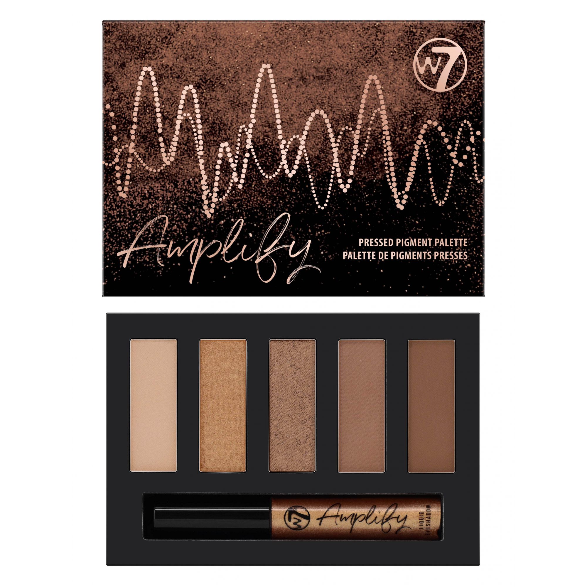 Eyeshadow Palette & Liquid Eyeshadow - Amplify Pressed Pigment Palette Eyeshadow Palette & Liquid Eyeshadow - Amplify Pressed Pigment Palette