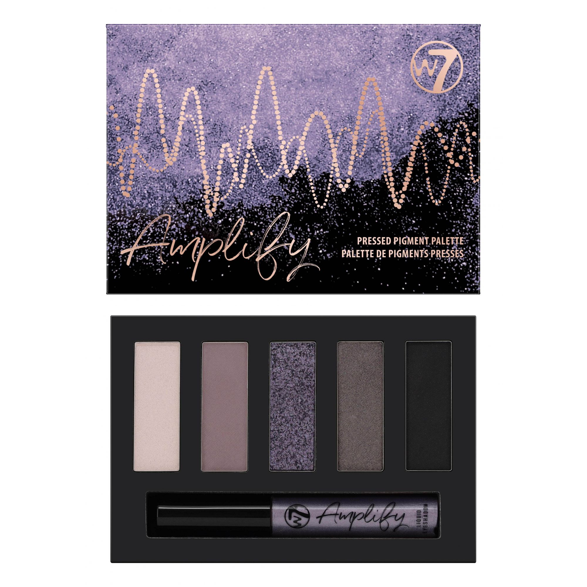 Eyeshadow Palette & Liquid Eyeshadow - Amplify Pressed Pigment Palette Eyeshadow Palette & Liquid Eyeshadow - Amplify Pressed Pigment Palette