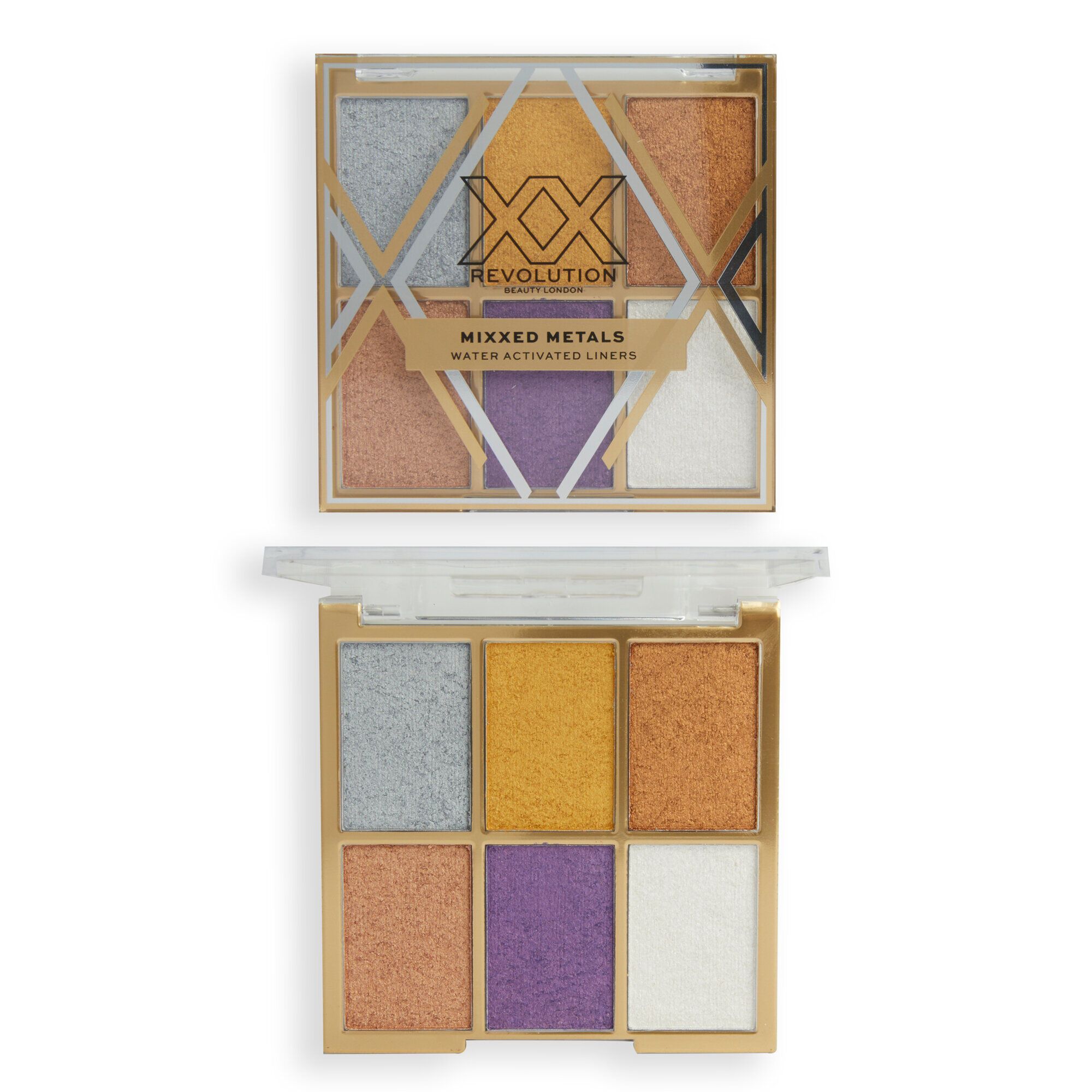 Eyeliner Palette - Mixxed Metals Water Activated Liners Eyeliner Palette - Mixxed Metals Water Activated Liners