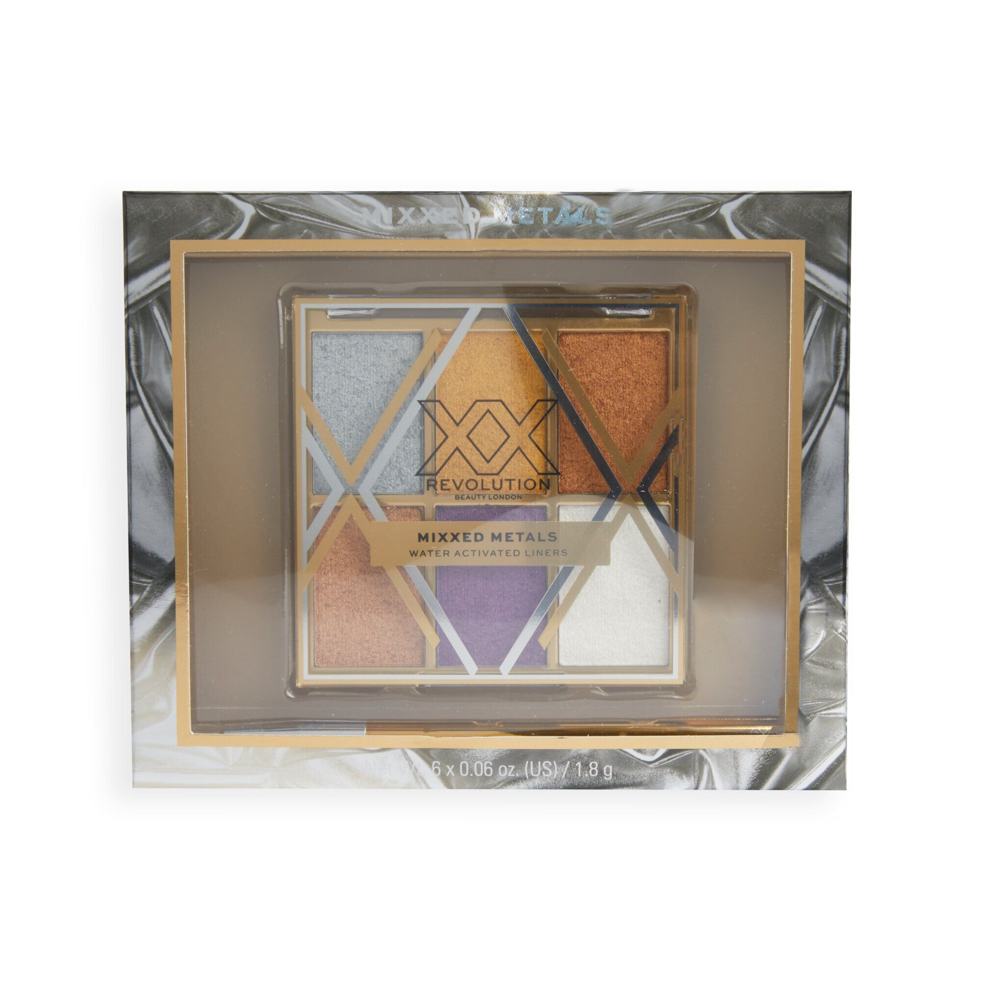 Eyeliner Palette - Mixxed Metals Water Activated Liners Eyeliner Palette - Mixxed Metals Water Activated Liners