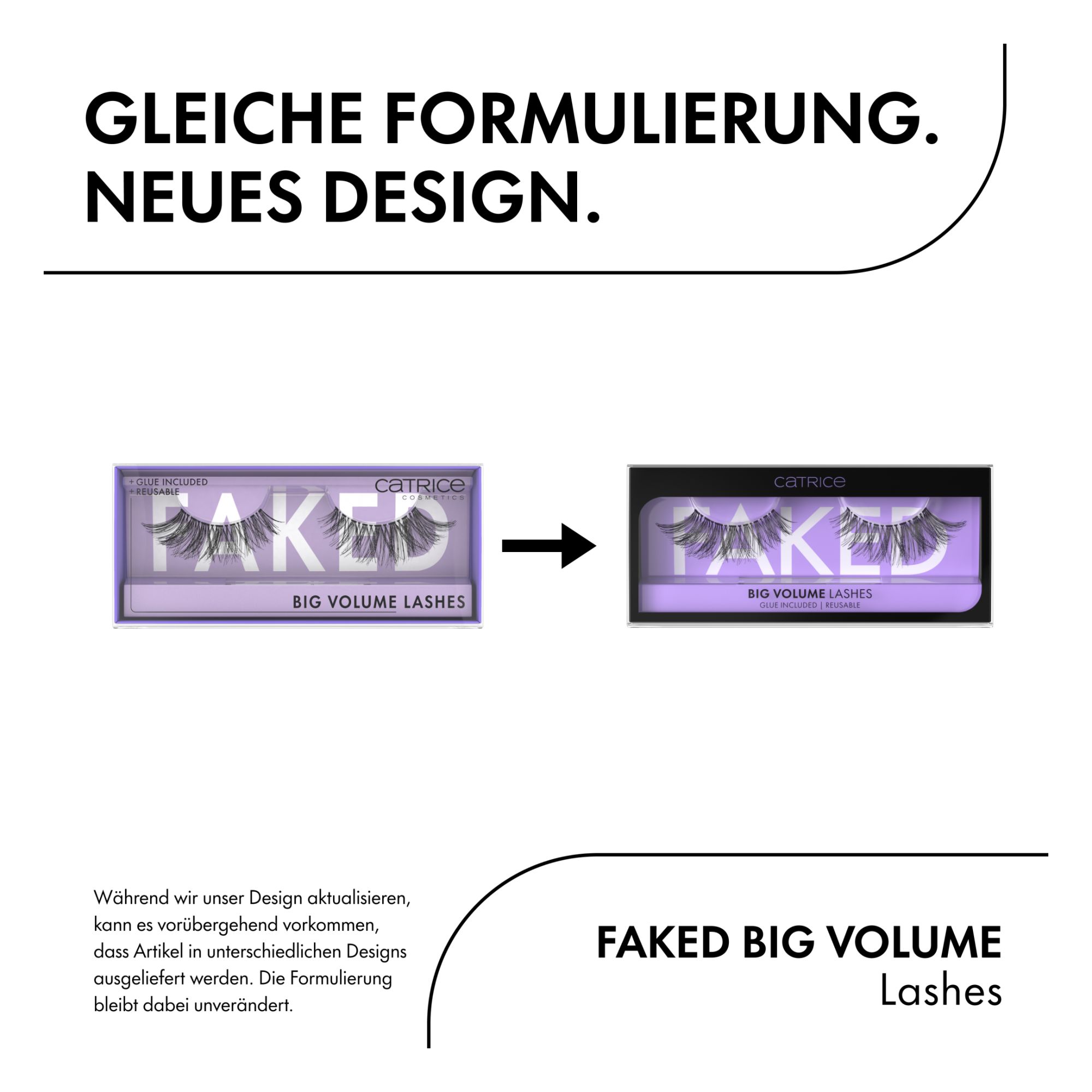 Faked Big Volume Lashes -- Falsche Wimpern