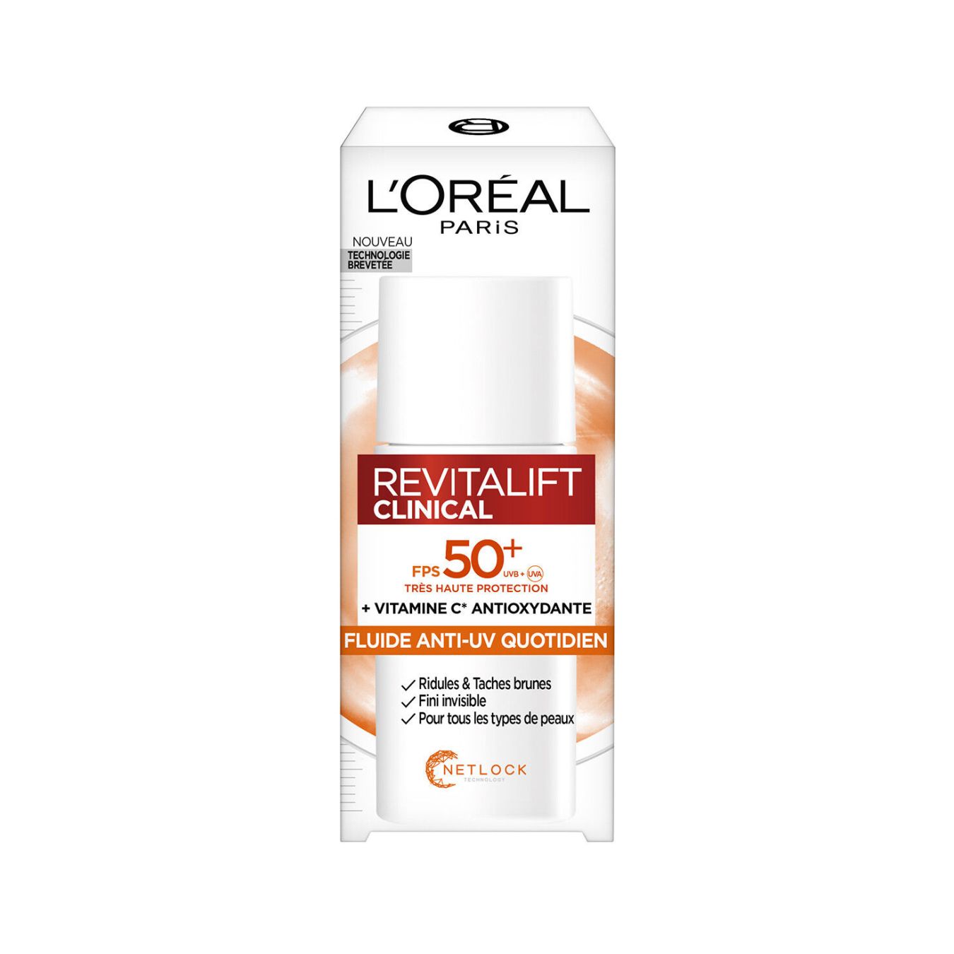 Revitalift Clinical - Fluide Anti-UV Quotidien FPS 50 + Revitalift Clinical - Fluide Anti-UV Quotidien FPS 50 +