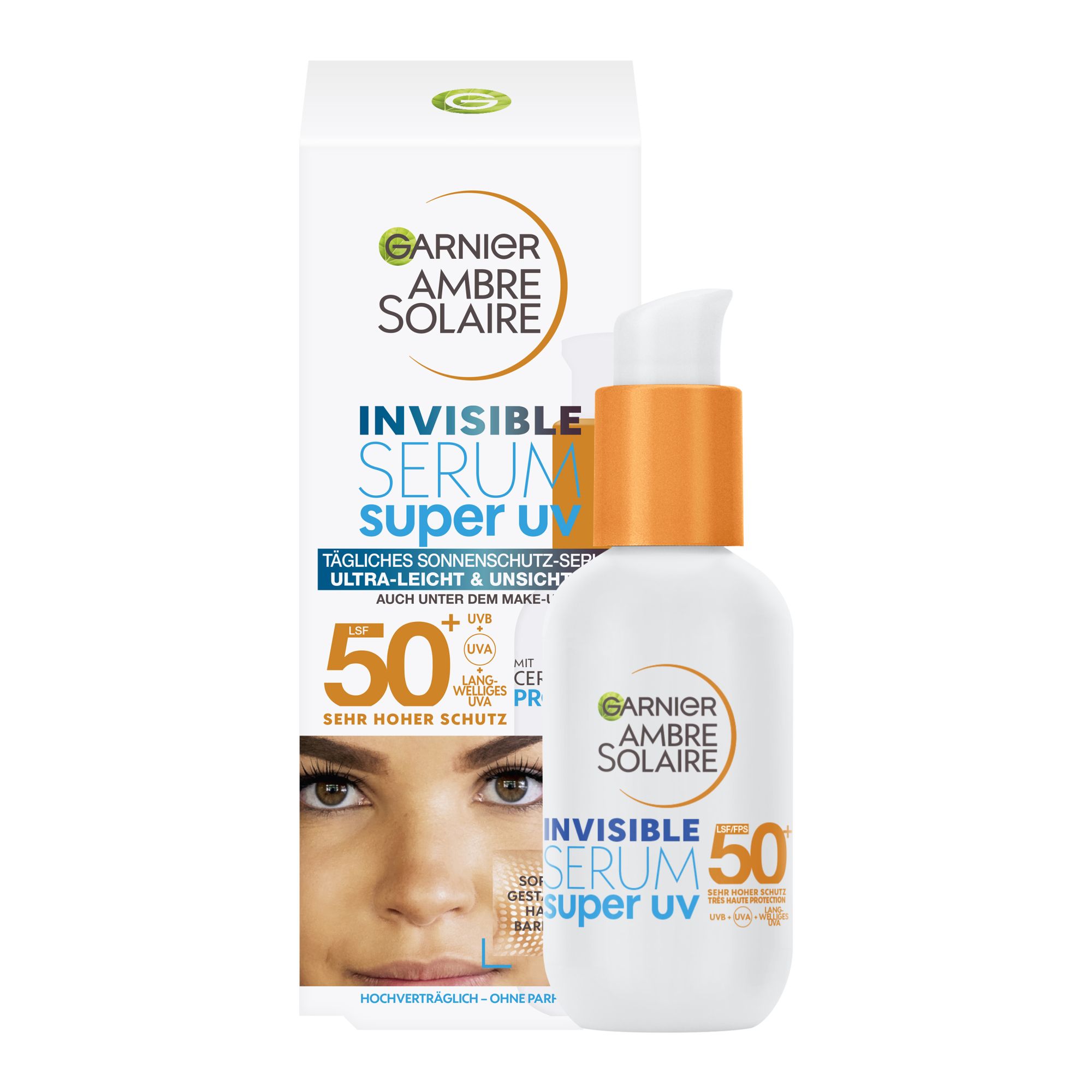 Sérum Protection Solaire Visage - Ambre Solaire - Invisible Serum Super UV