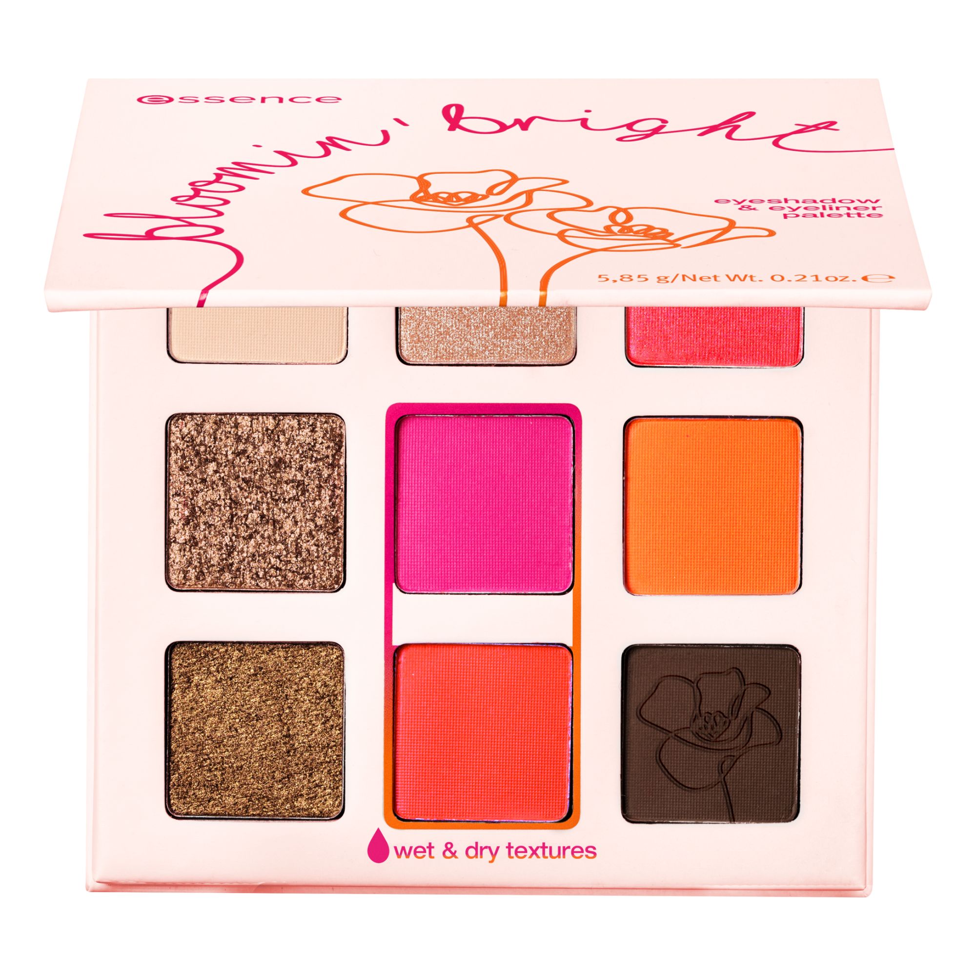 Bloomin' Bright - Eyeshadow & Eyeliner Palette -- Lidschatten- & Eyeliner-Palette Bloomin' Bright - Eyeshadow & Eyeliner Palette -- Lidschatten- & Eyeliner-Palette