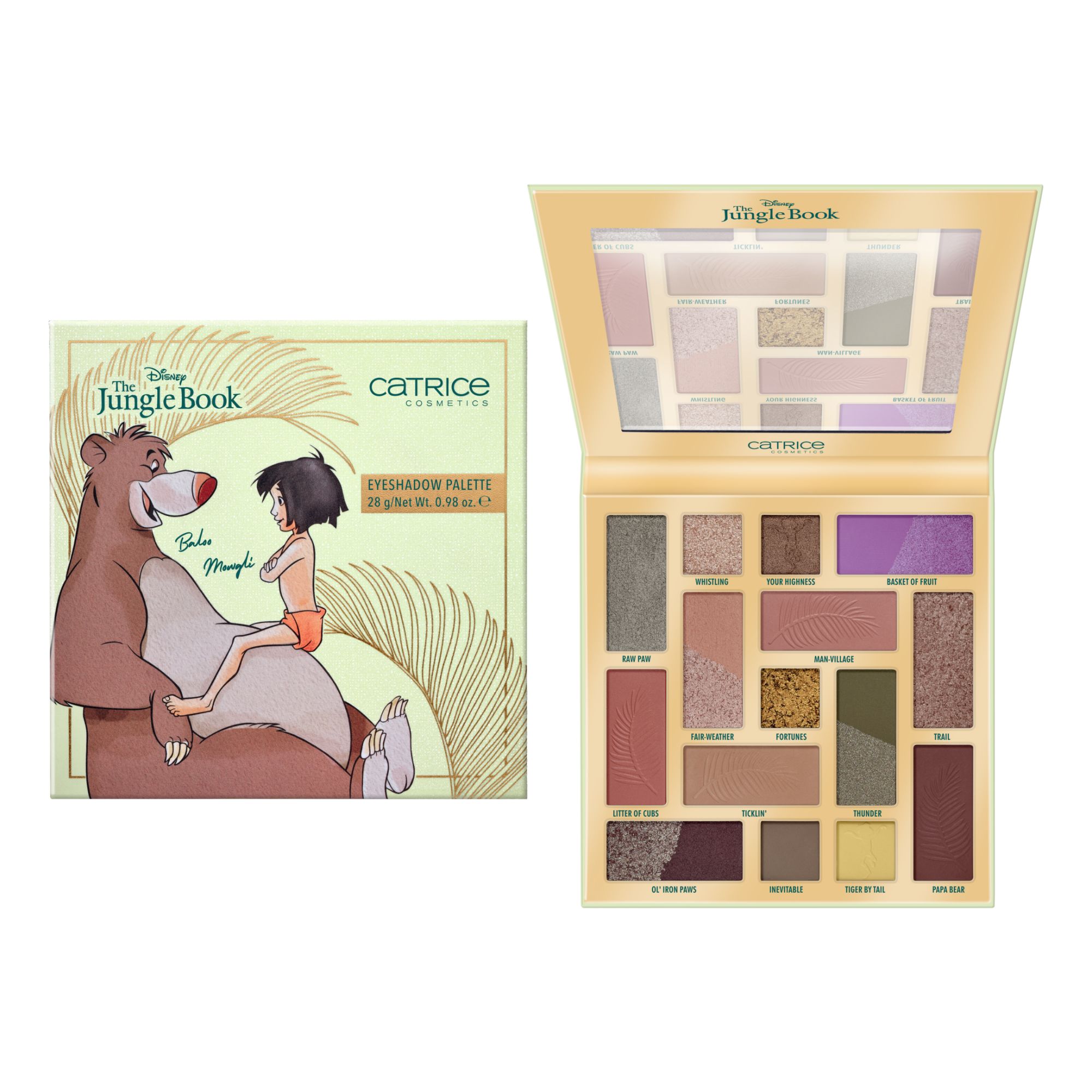 Palette de Fards à Paupières - The Wonder Of Friendship - Disney The Jungle Book - Eyeshadow Palette Baloo & Mowgli Palette de Fards à Paupières - The Wonder Of Friendship - Disney The Jungle Book - Eyeshadow Palette Baloo & Mowgli