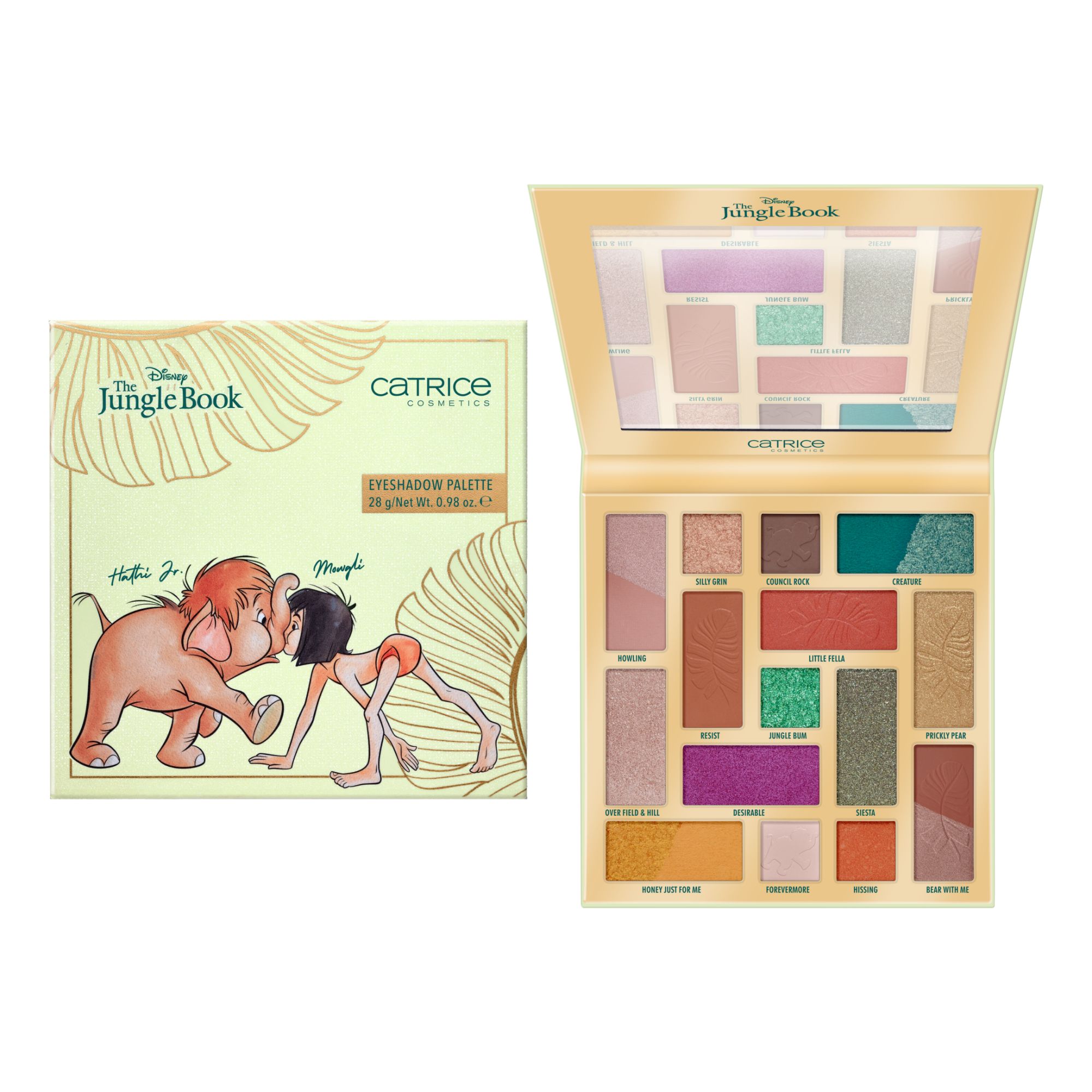 Palette de Fards à Paupières - The Wonder Of Friendship - Disney The Jungle Book - Eyeshadow Palette Hathi Jr. & Mowgli Palette de Fards à Paupières - The Wonder Of Friendship - Disney The Jungle Book - Eyeshadow Palette Hathi Jr. & Mowgli