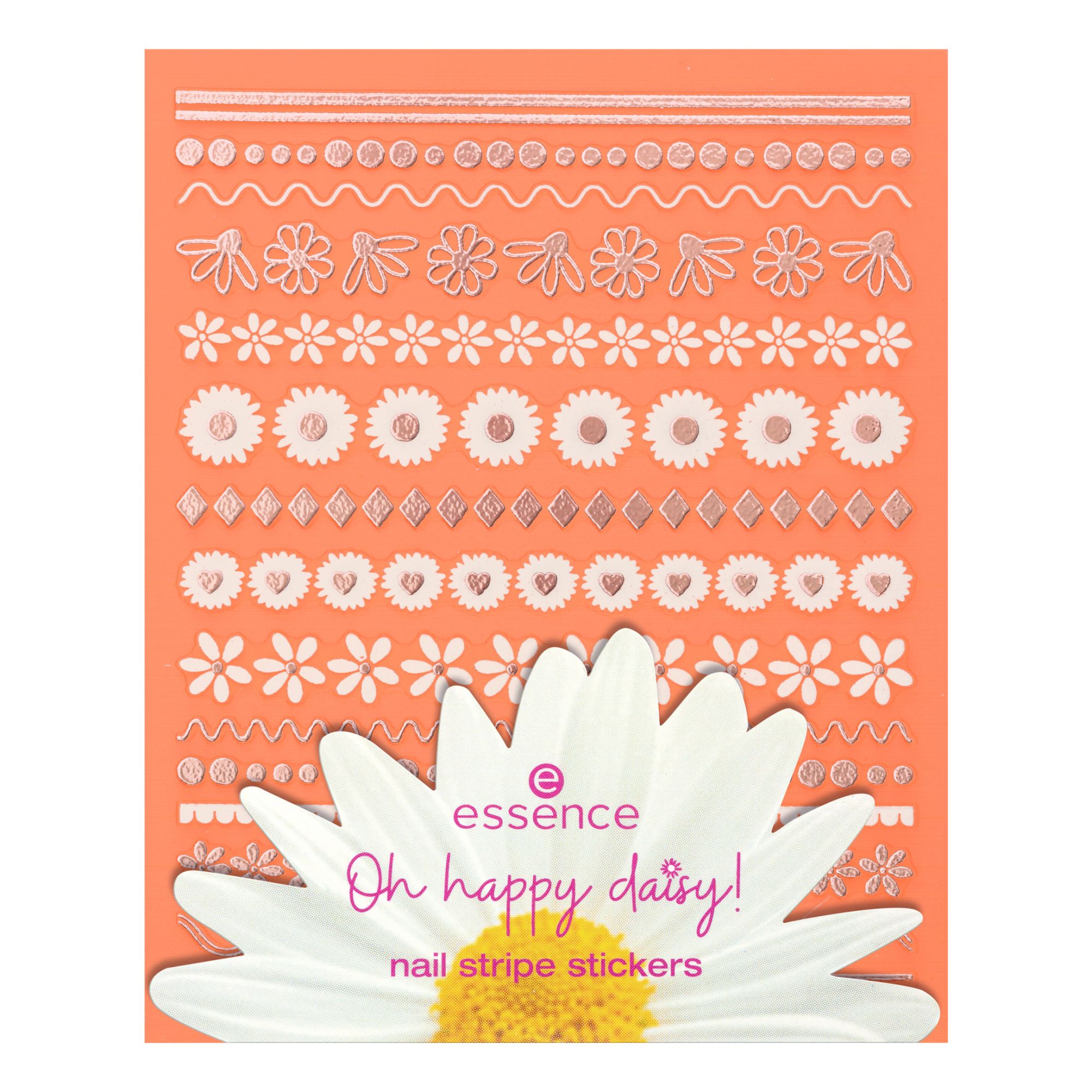 Oh Happy Daisy! - Nail Stripe Stickers (15 Pièces)