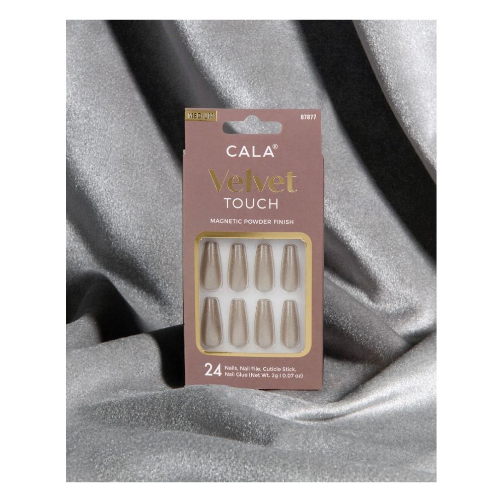 False Nails - Velvet Touch (24 Pieces)