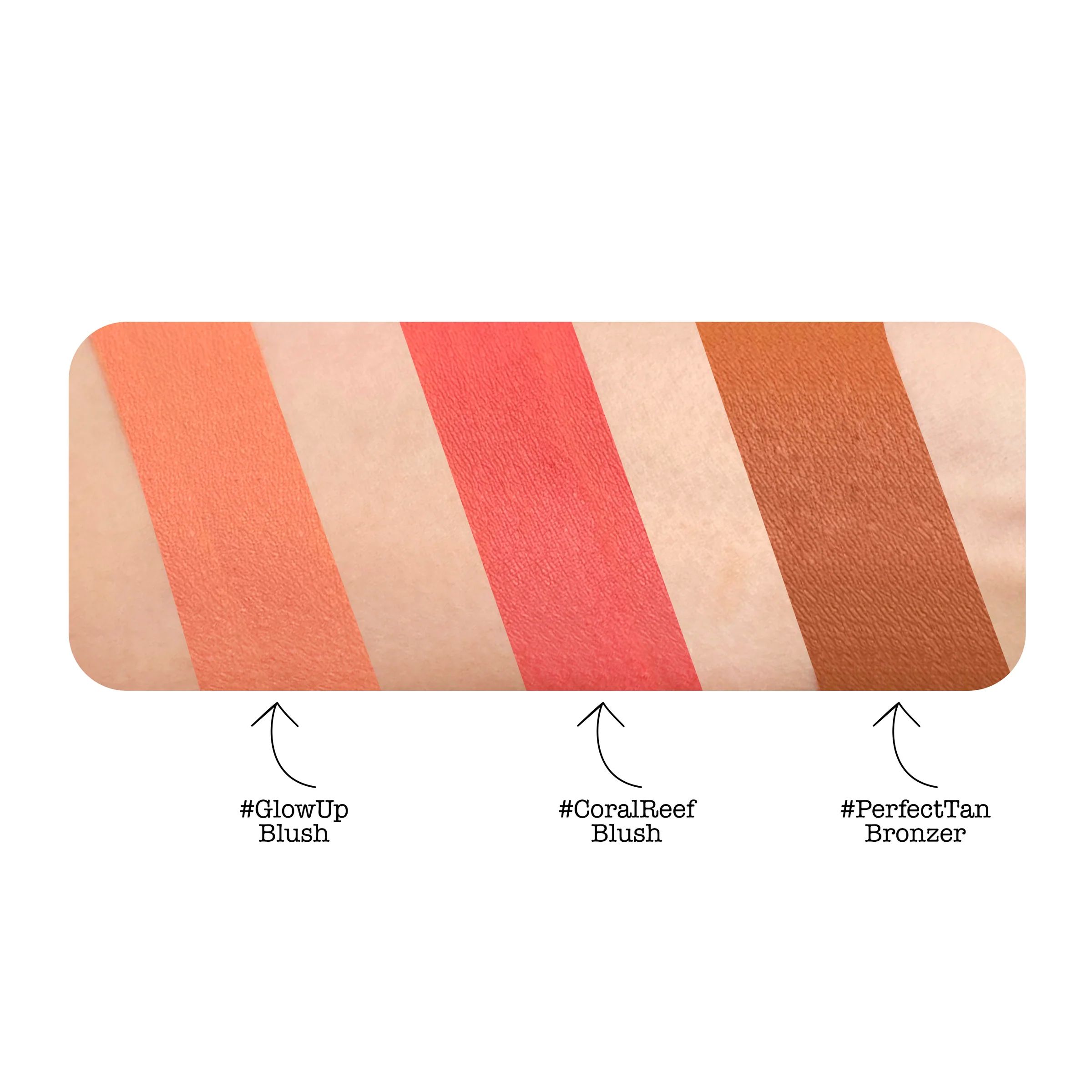 Tropics Powder Trio -- Blush- & Bronzer-Palette