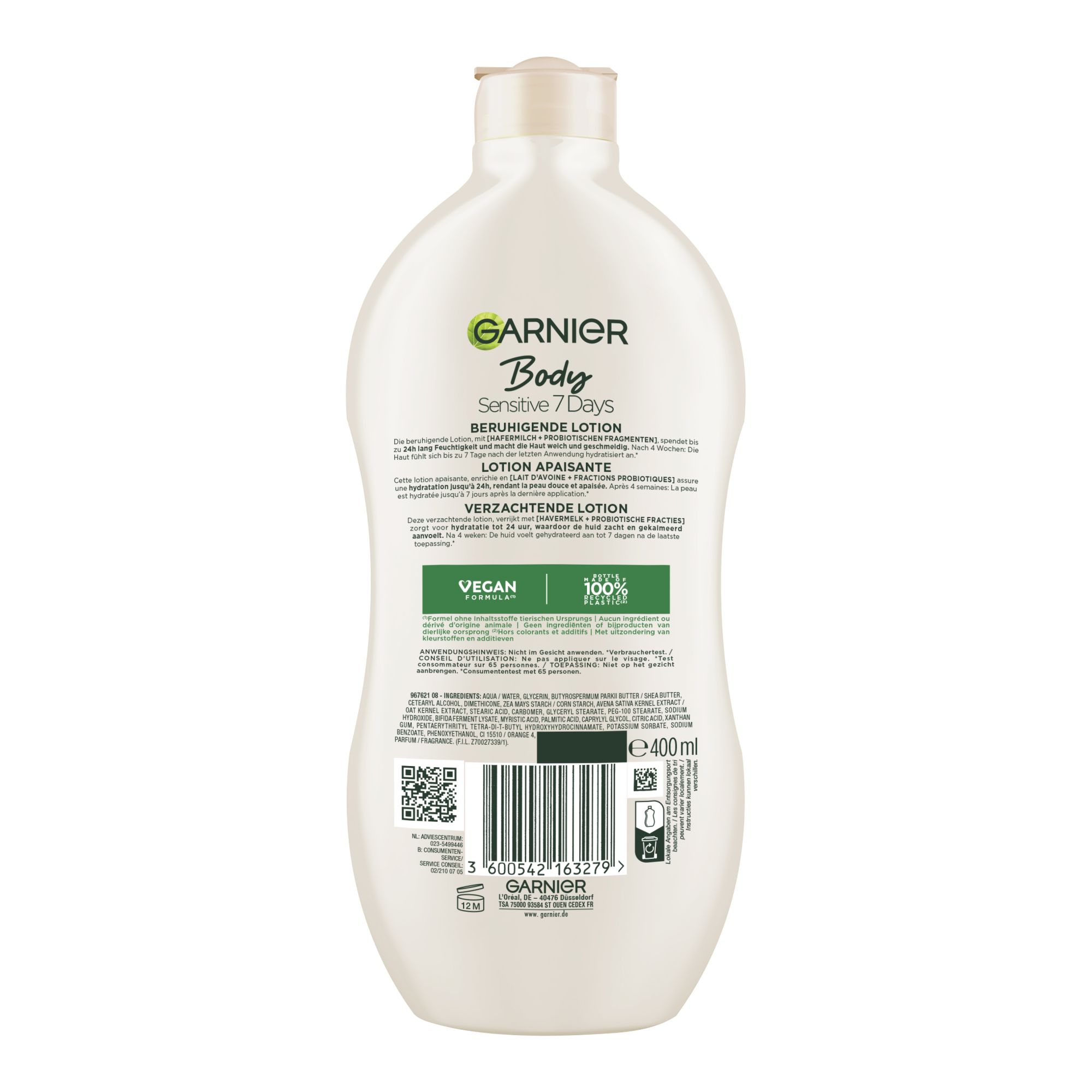 Bodylotion - Body Sensitive 7 Days - Lait d'Avoine Bodylotion - Body Sensitive 7 Days - Lait d'Avoine
