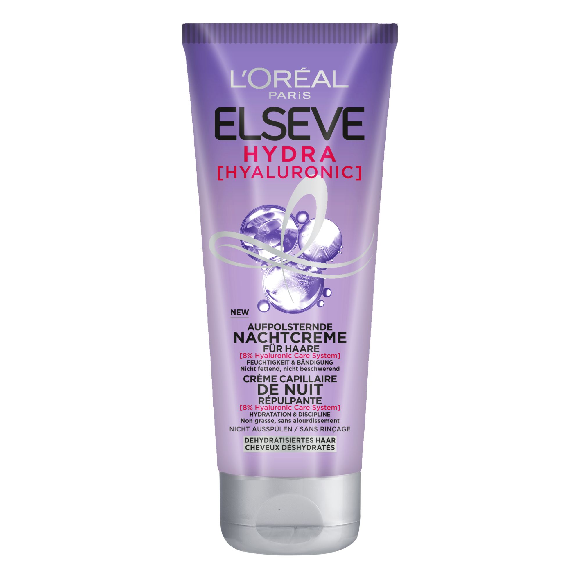 Crème Capillaire de Nuit Repulpante - Elseve - Hydra Hyaluronic Crème Capillaire de Nuit Repulpante - Elseve - Hydra Hyaluronic