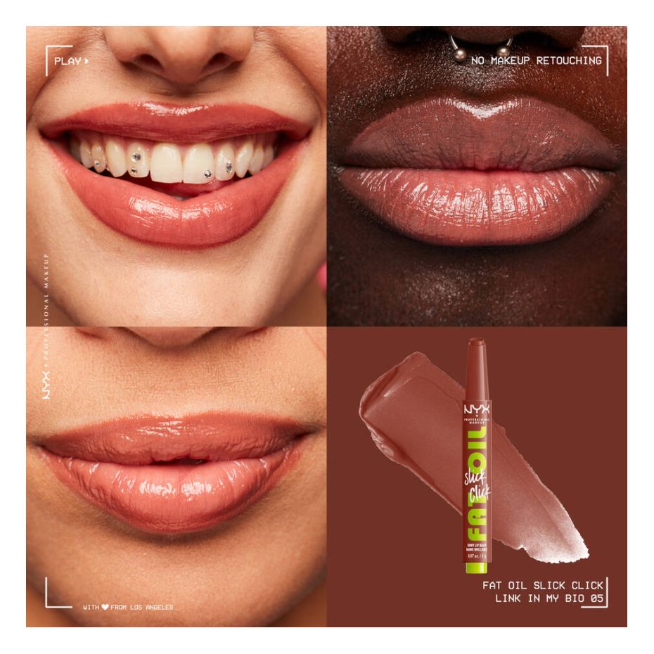 Baume à Lèvres - Fat Oil Slick Click Shiny Lip Balm