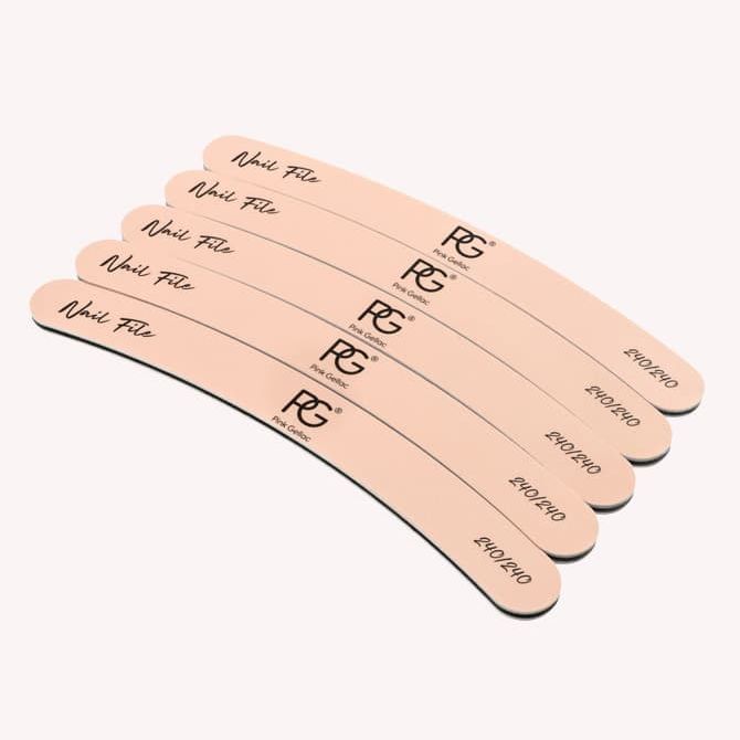 Nail File 240/240 Boomerang (5 Stück) -- Nagelfeilen-Set
