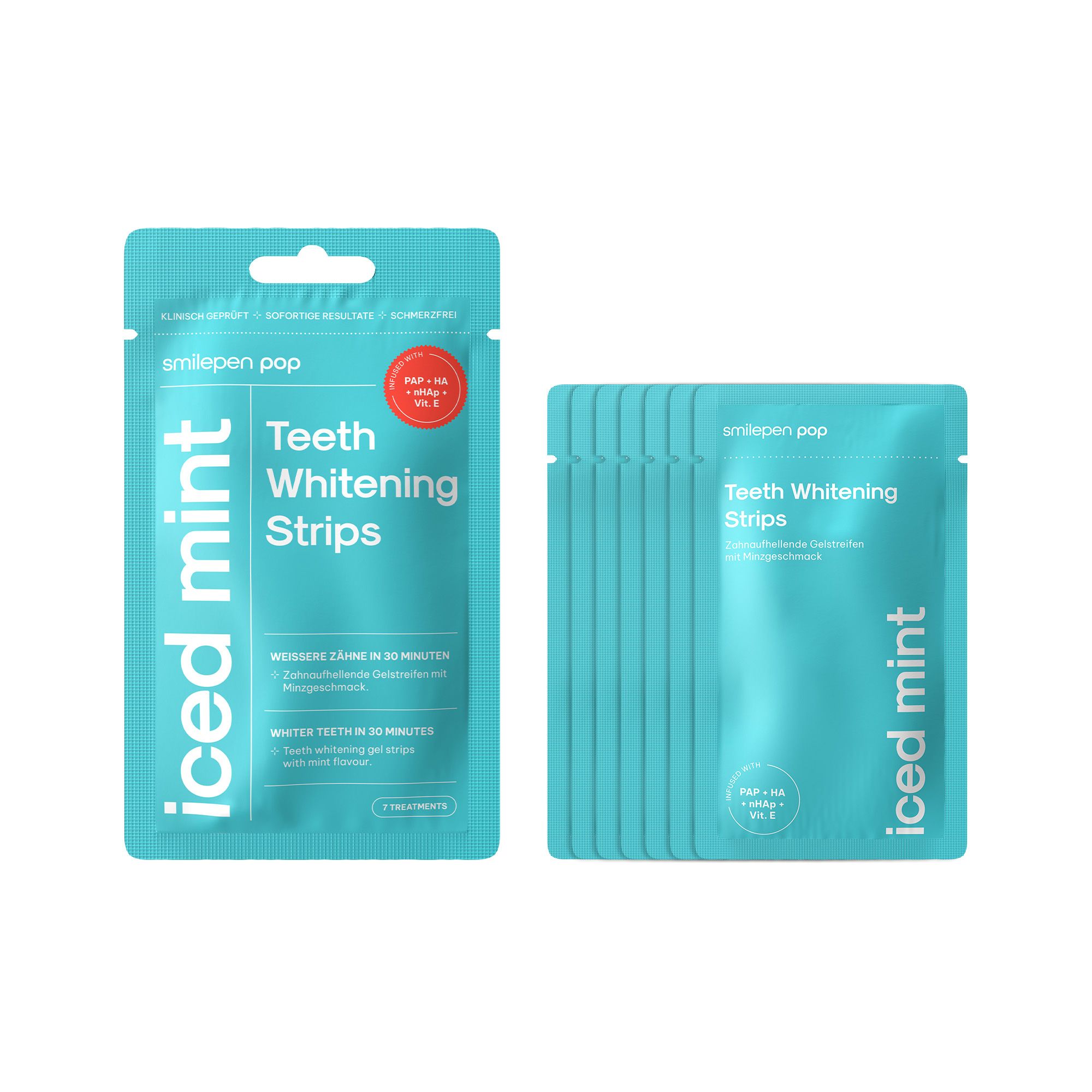 Pop Teeth Whitening Strips (7 Stück)