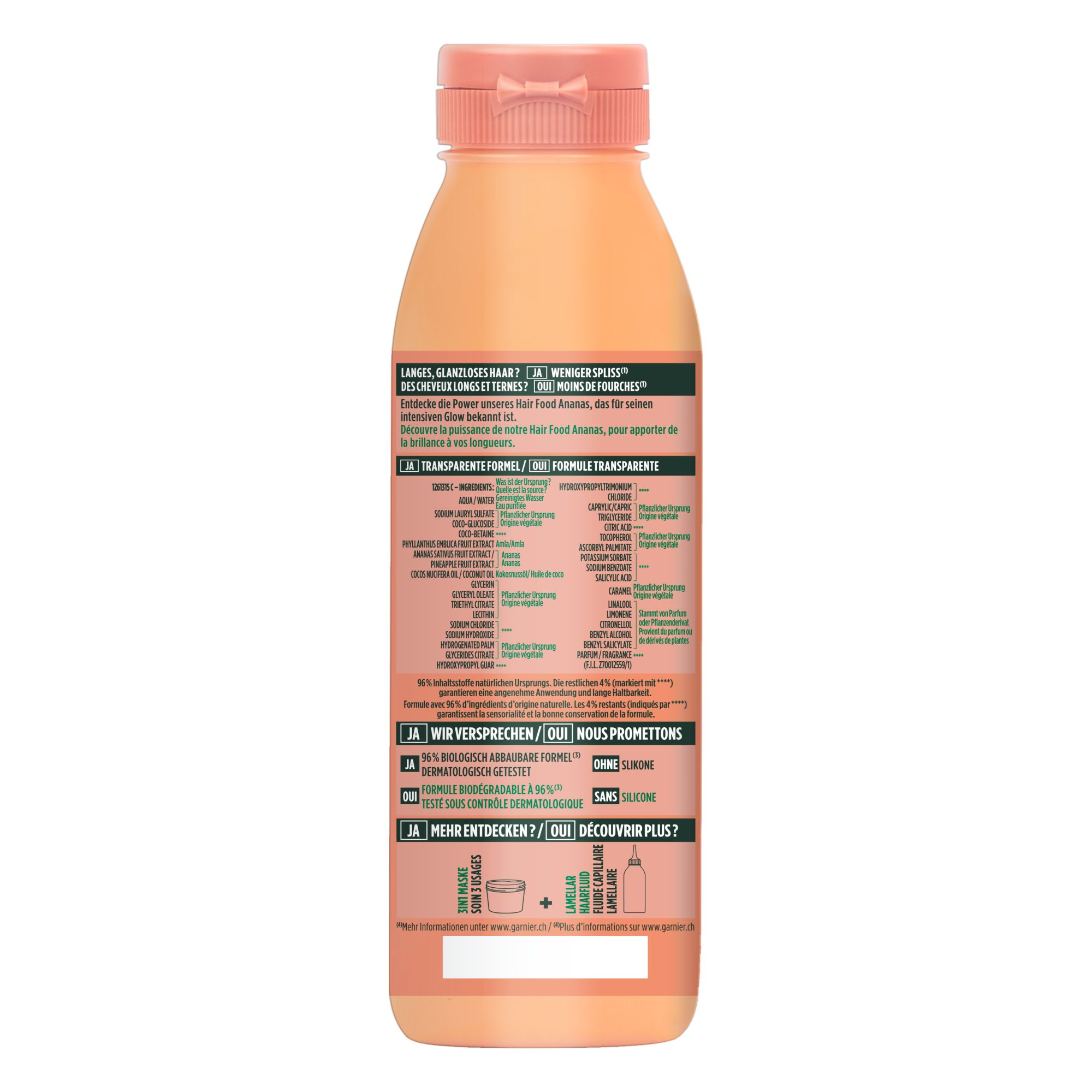 Fructis - Ananas Hair Food Shampoo