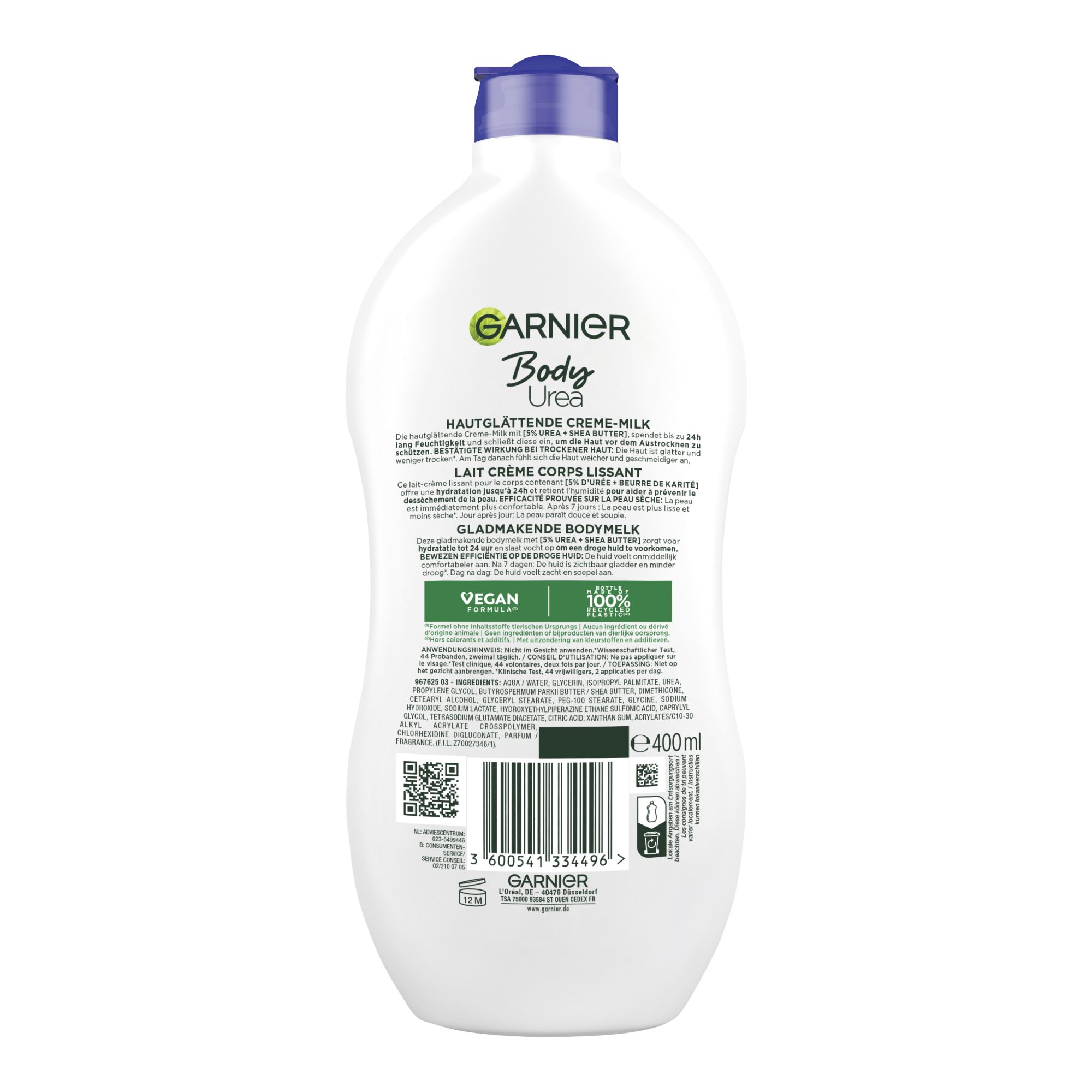 Body Urea - Hautglättende Creme-Milk -- Körpermilch