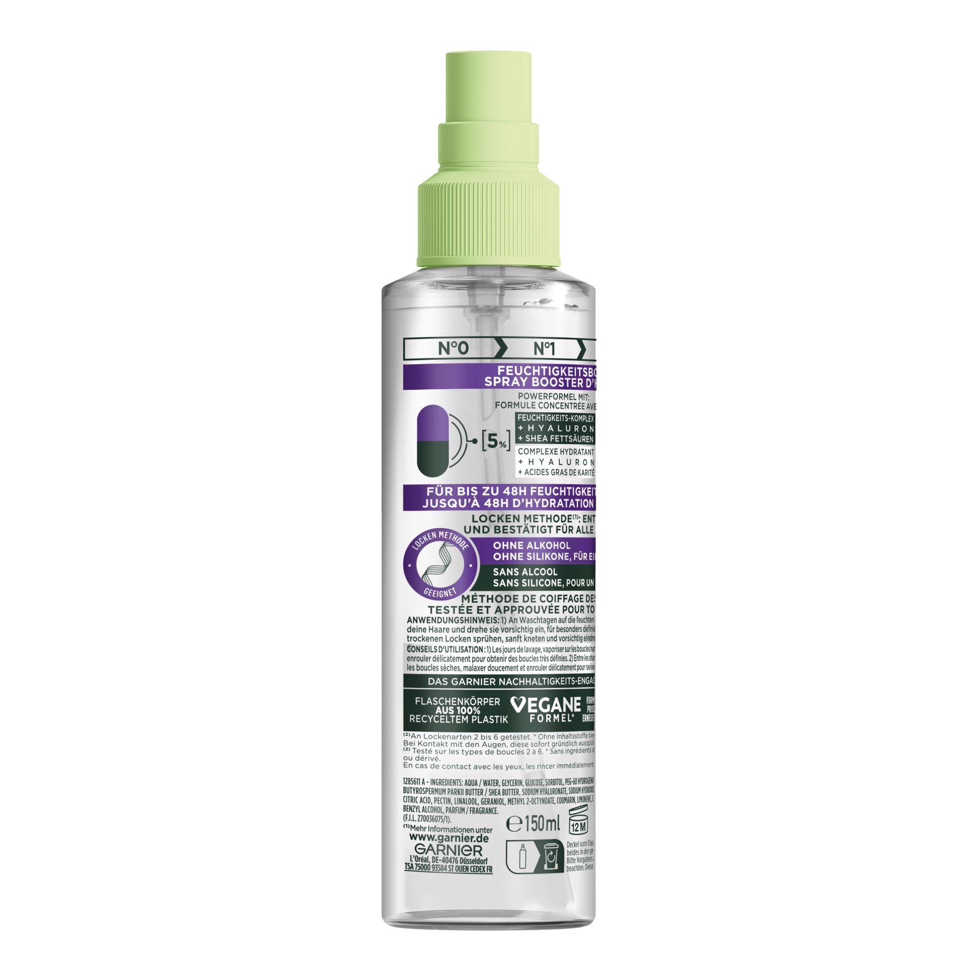 Spray de Soin des Cheveux - Fructis - Locken Methode Booster d'Hydratation Spray de Soin des Cheveux - Fructis - Locken Methode Booster d'Hydratation