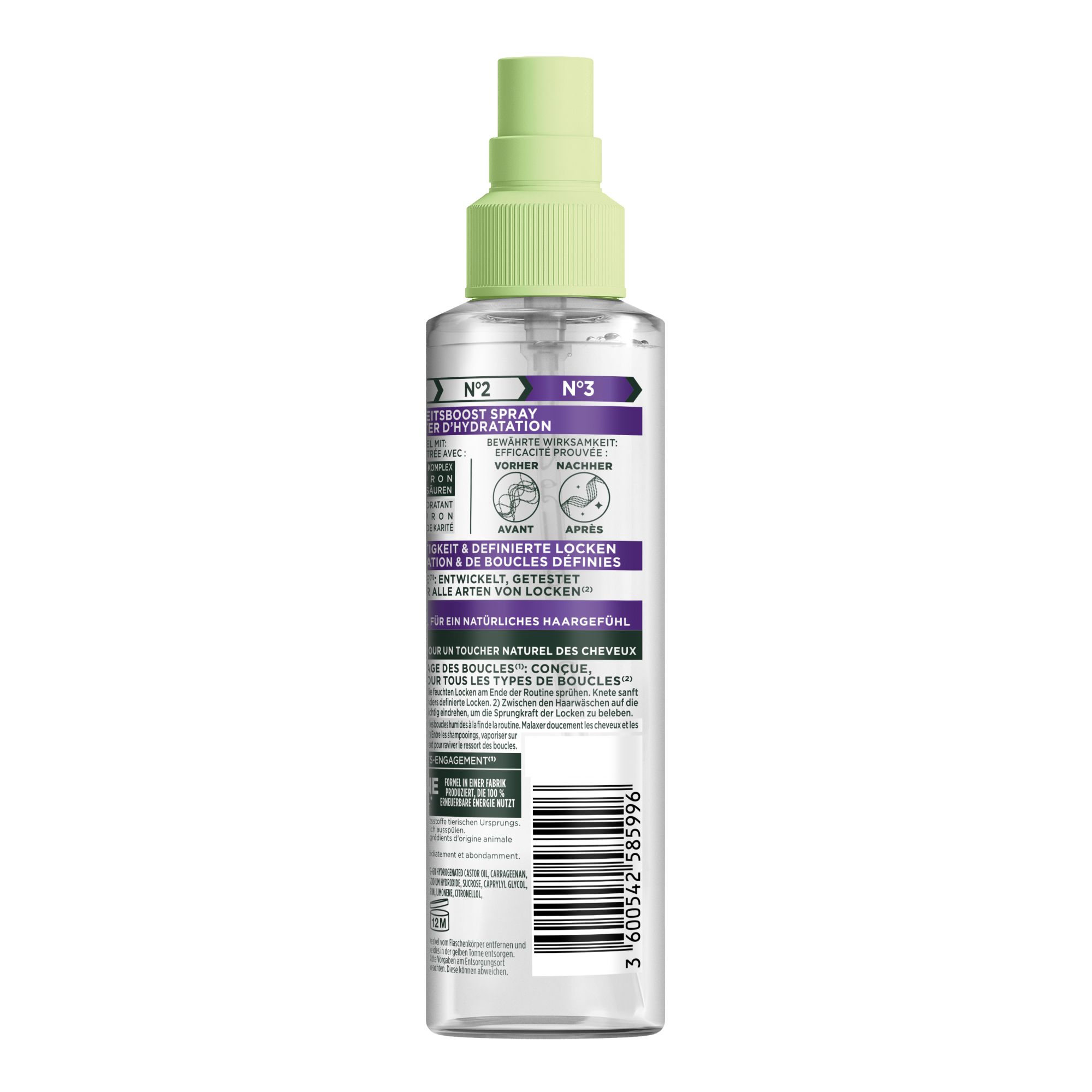 Spray de Soin des Cheveux - Fructis - Locken Methode Booster d'Hydratation Spray de Soin des Cheveux - Fructis - Locken Methode Booster d'Hydratation