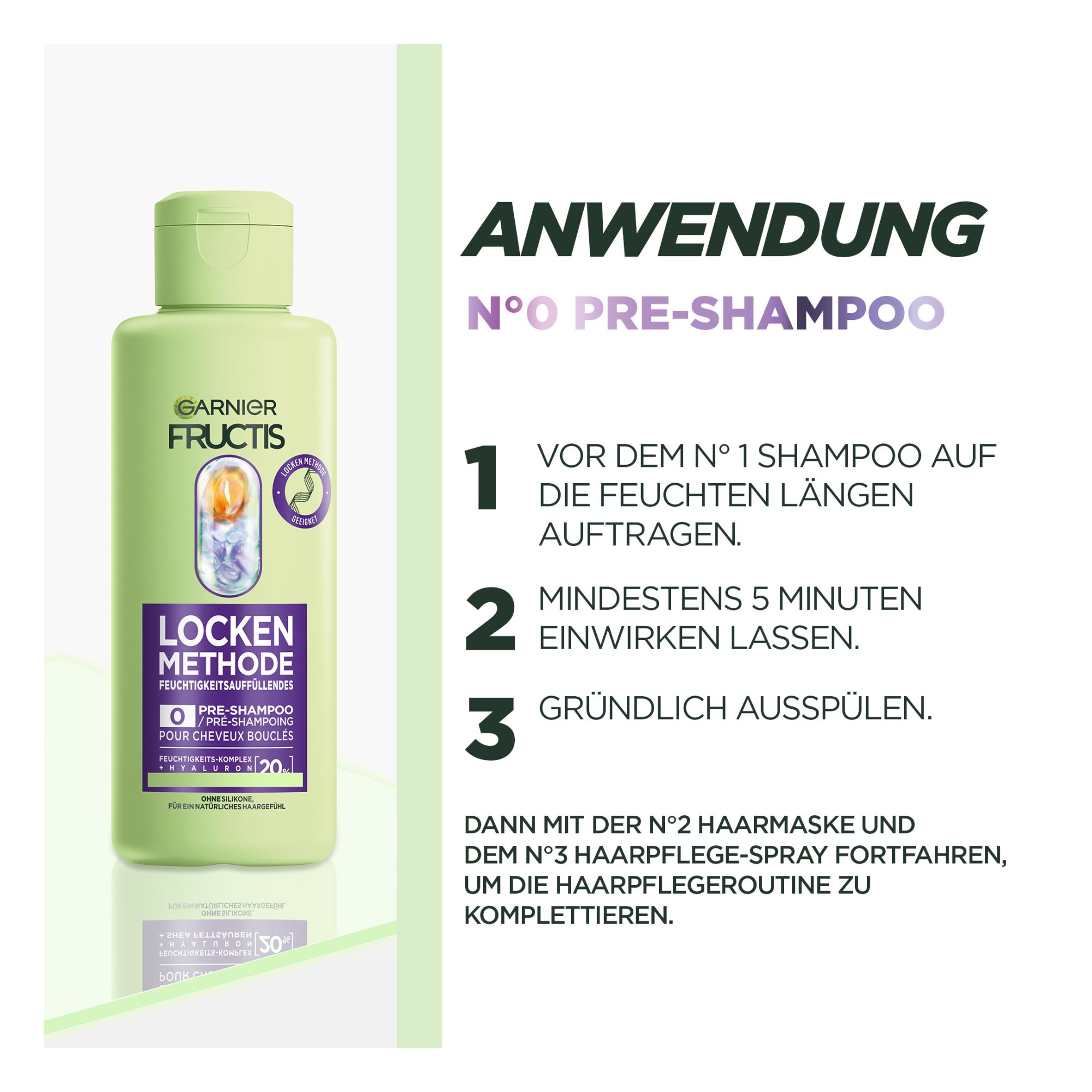 Fructis - Locken Methode Pre-Shampoo Fructis - Locken Methode Pre-Shampoo