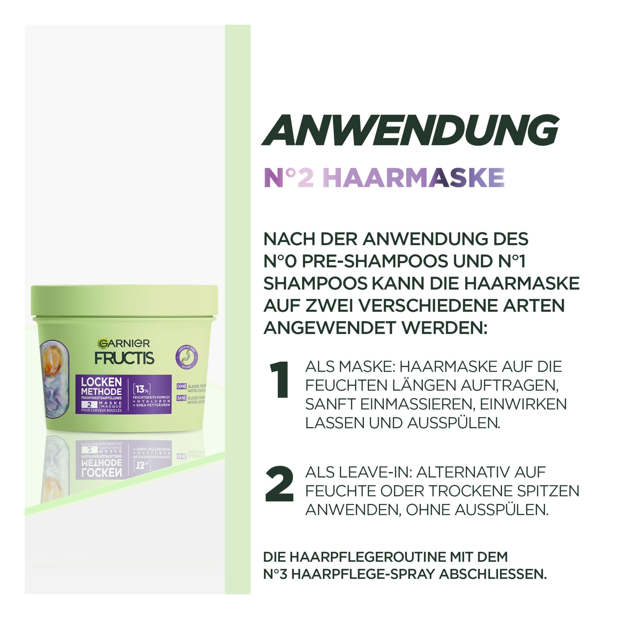 Fructis - Locken Methode Maske