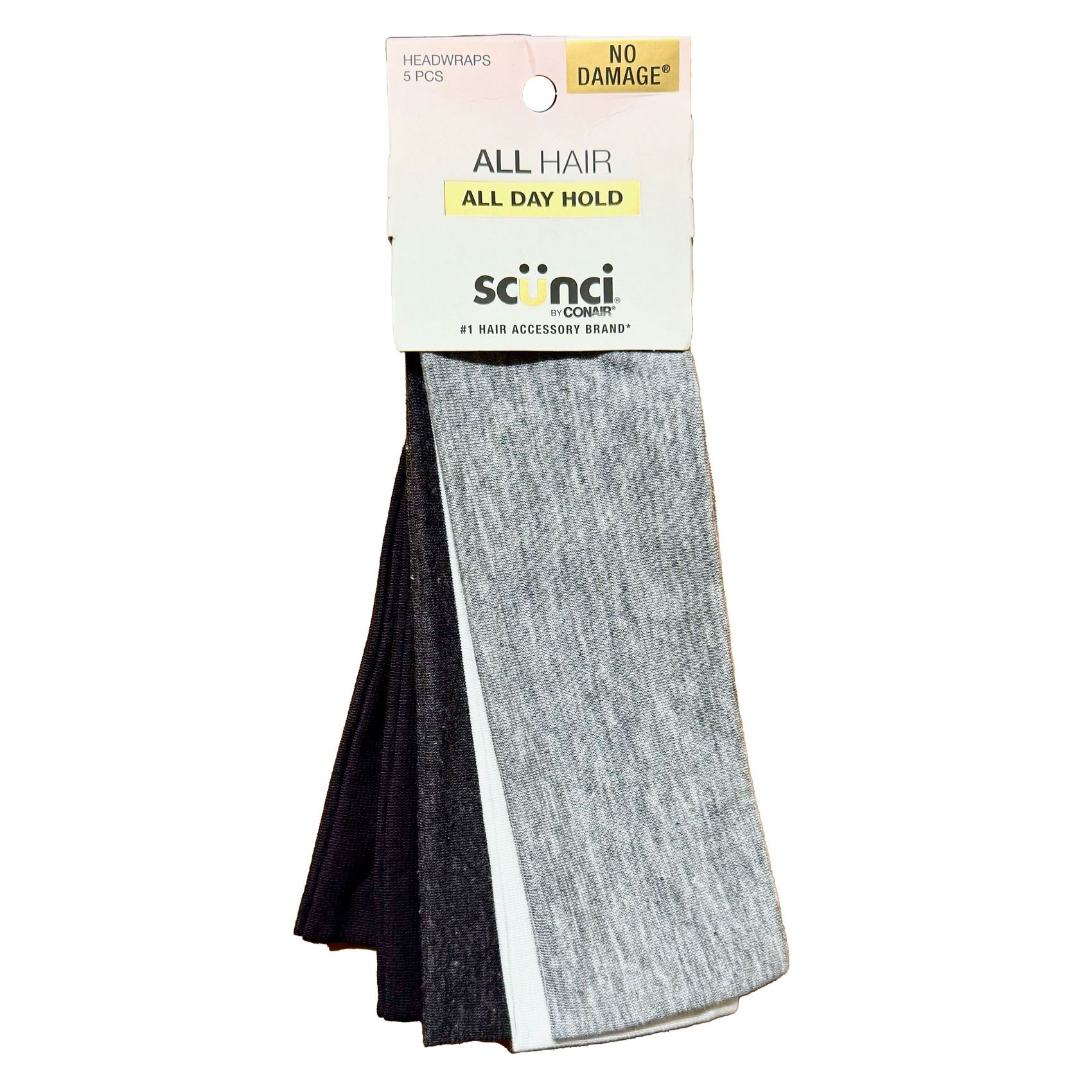 No Damage All Day Hold Headwraps (5 Pieces)