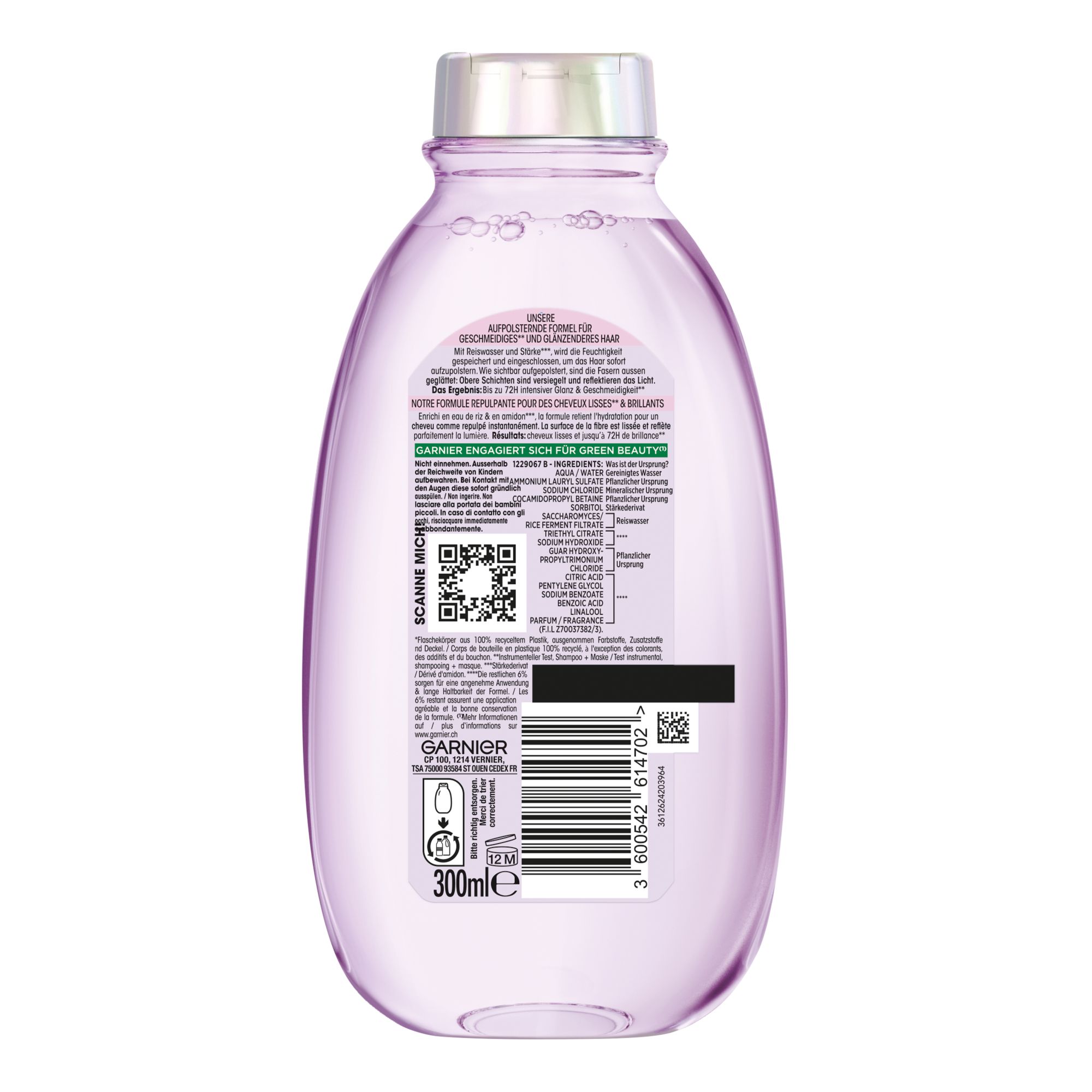 Shampooing Lissant - Ultra Doux - Ritiel d'Eau de Riz & Amdon Shampooing Lissant - Ultra Doux - Ritiel d'Eau de Riz & Amdon