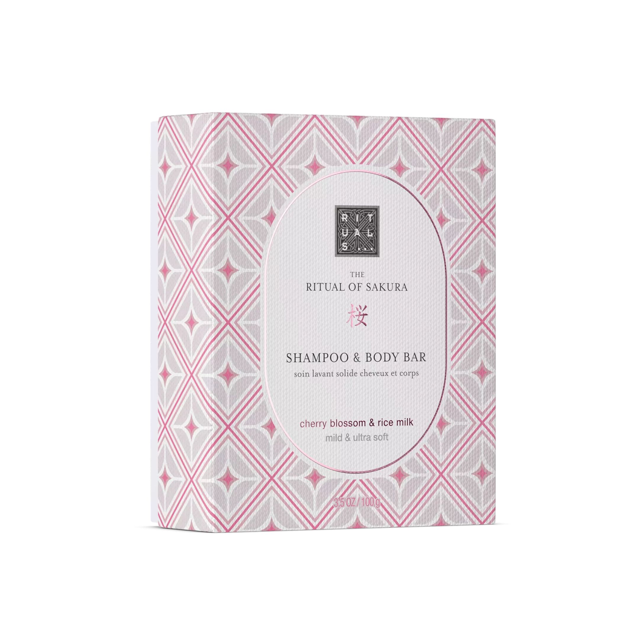 Soin Lavant Solide Cheveux & Corps - The Ritual Of Sakura - Shampoo & Body Bar