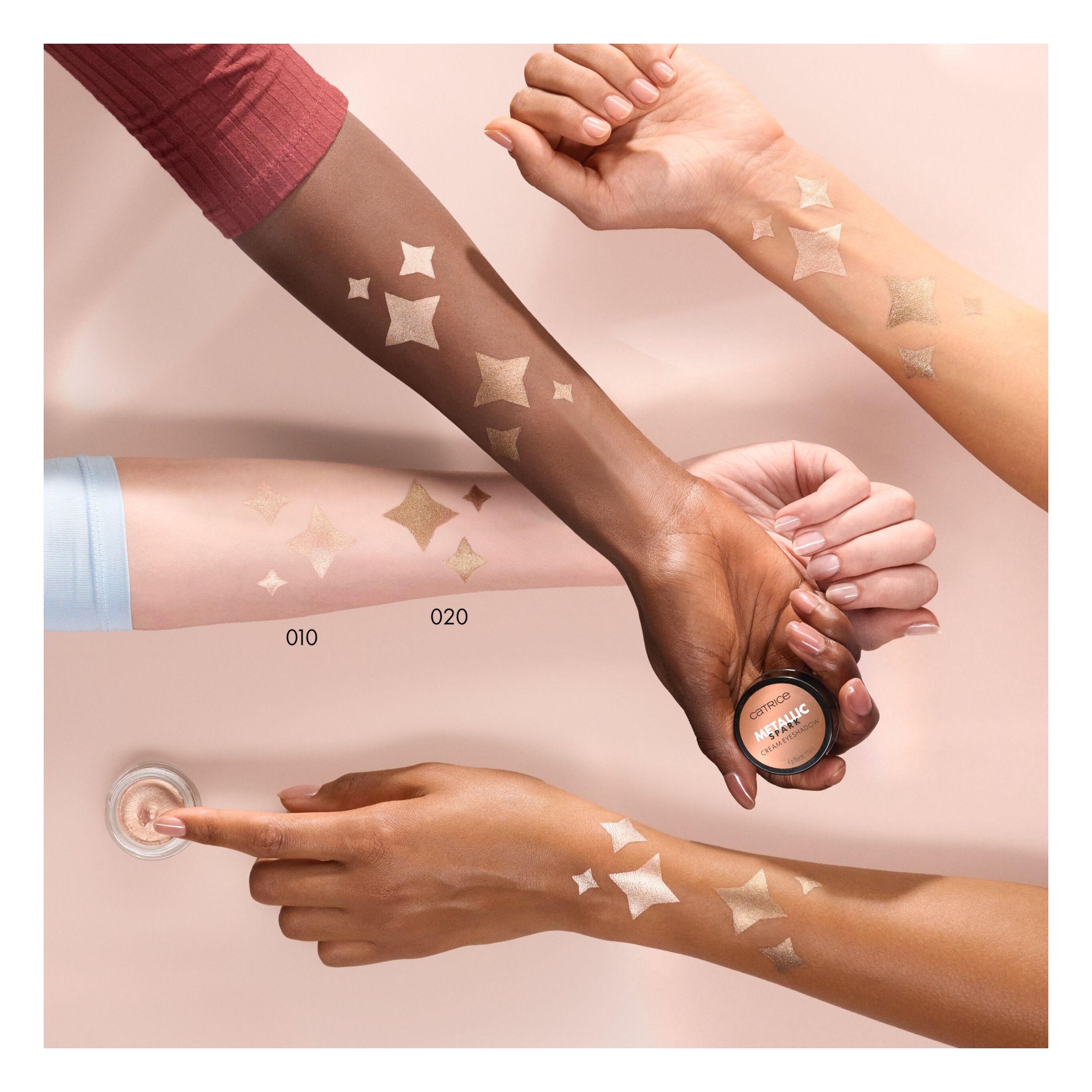 Metallic Spark Cream Eyeshadow --  Creme-Lidschatten