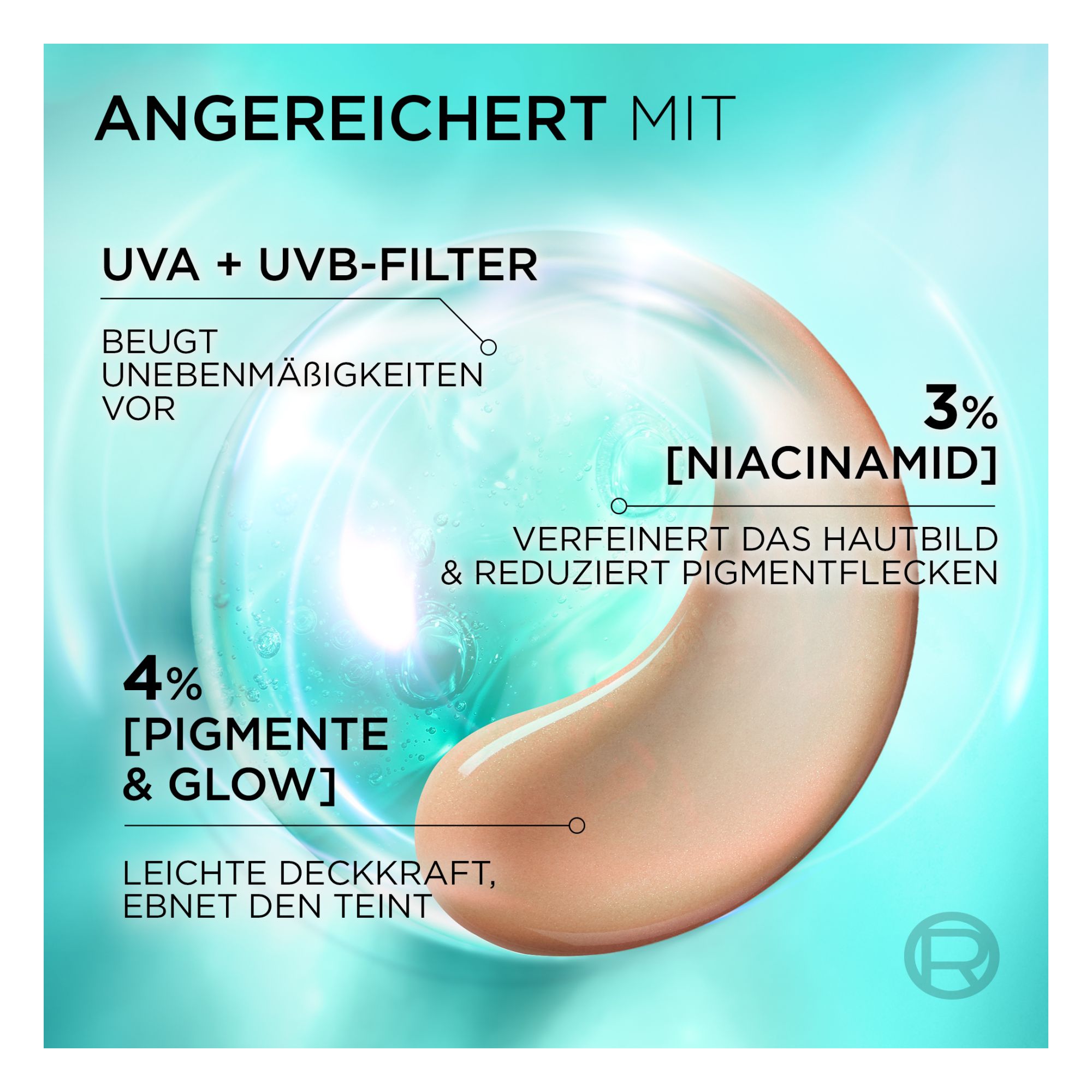 Bright Reveal - Tägliches Glow-Fluid Getönt
