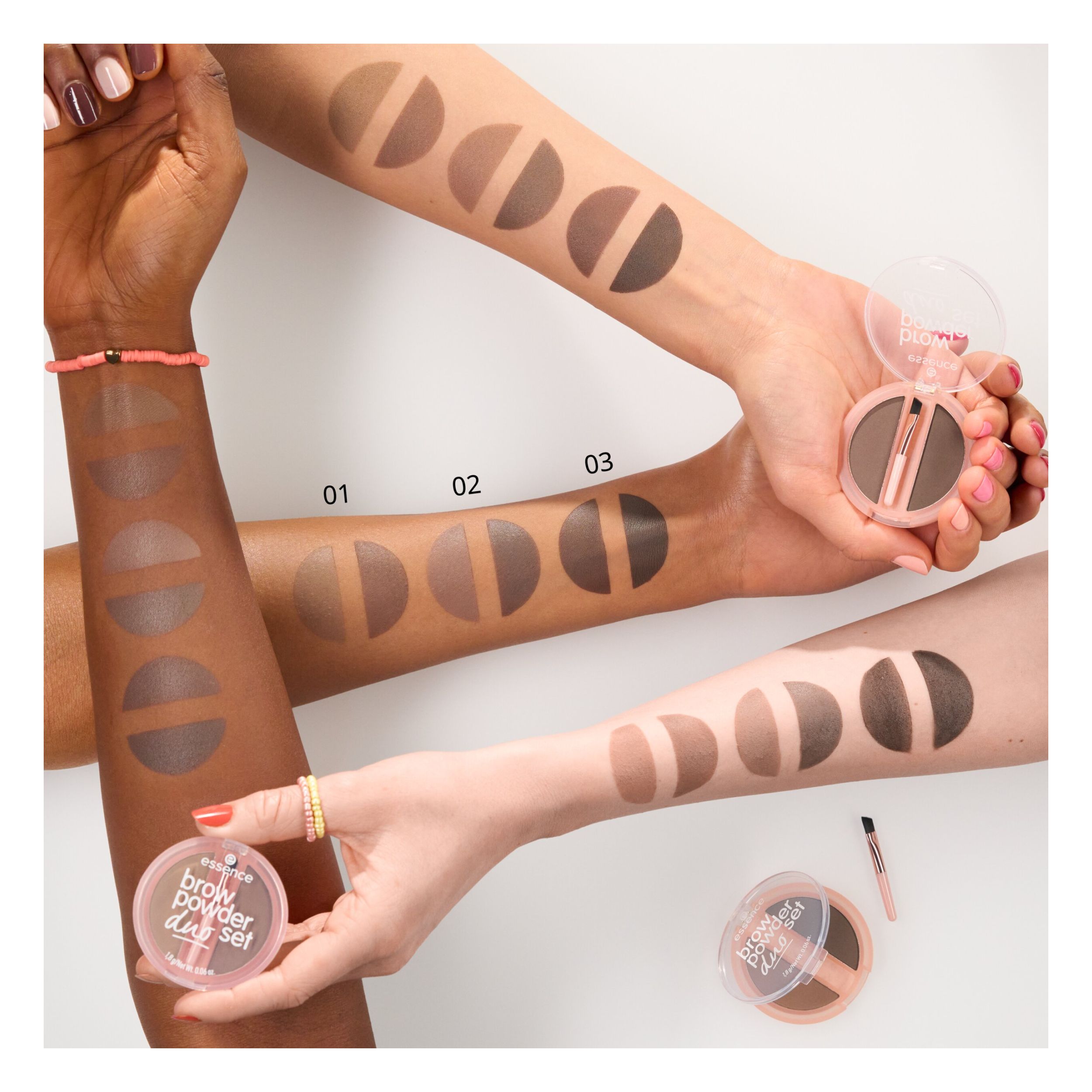 Poudre à Sourcils - Brow Powder Duo Set Poudre à Sourcils - Brow Powder Duo Set
