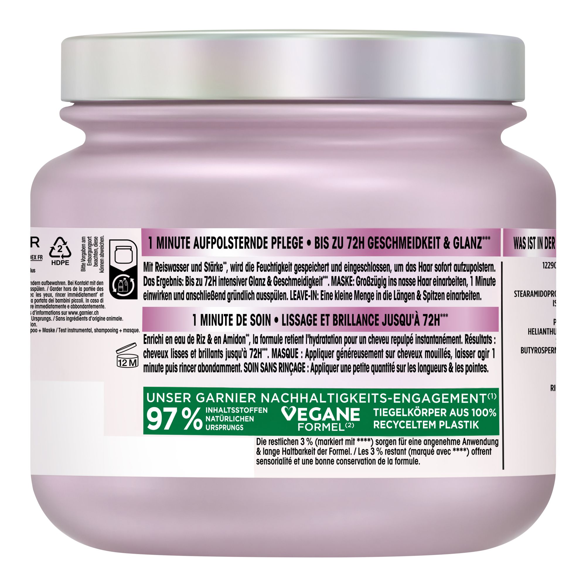 Ultra Doux - Hair Remedy Reiswasser Ritual & Stärke -- Haarmaske