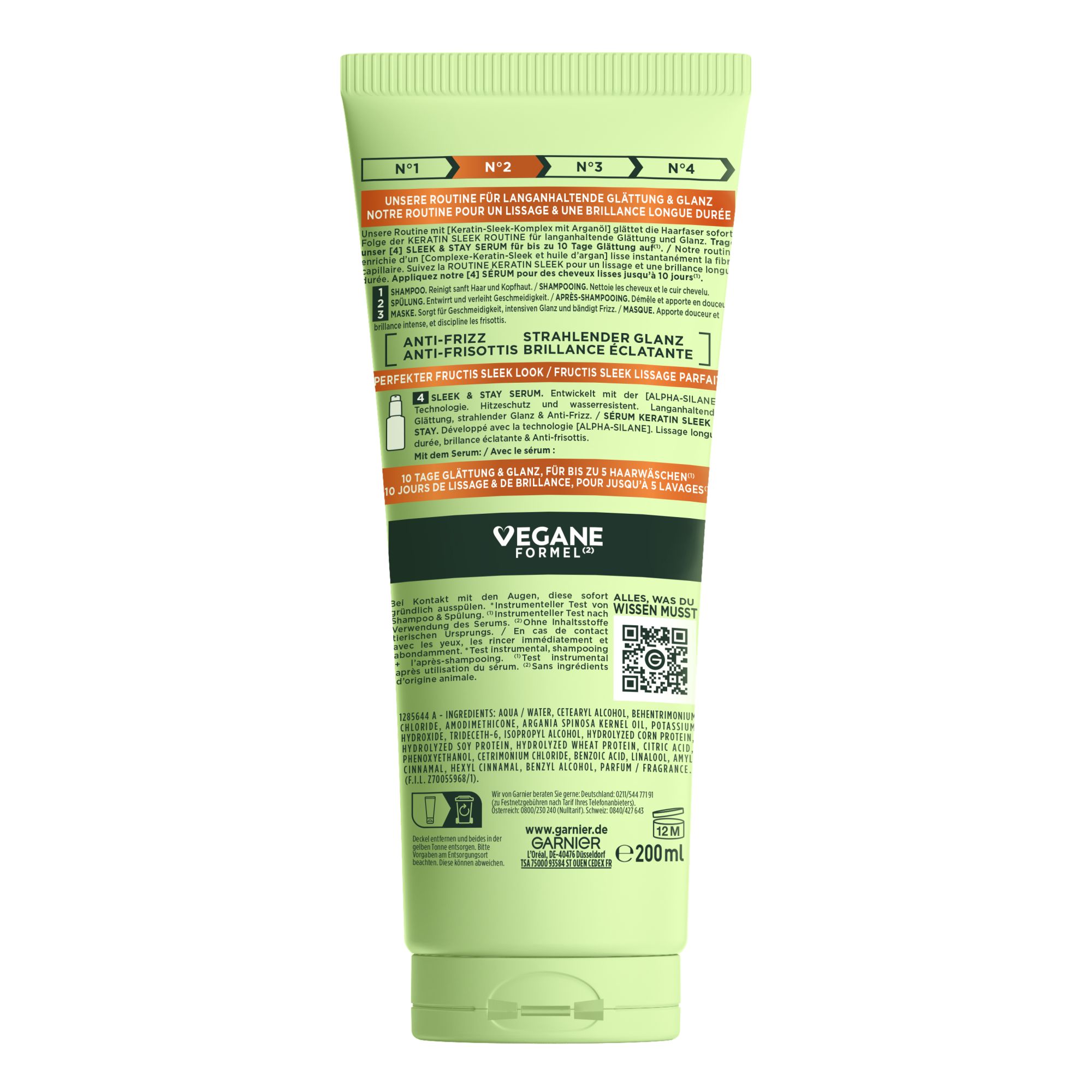 Fructis - Keratin Sleek -- Spülung Fructis - Keratin Sleek -- Spülung