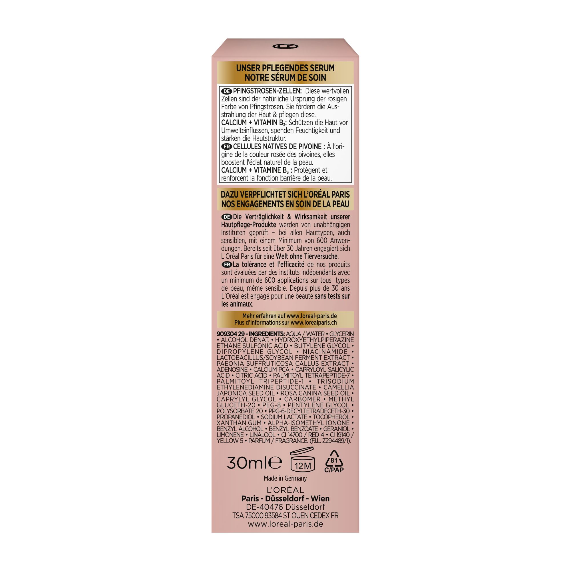 Sérum Pour Le Visage - Age Perfect - Rosé Sérum Huile