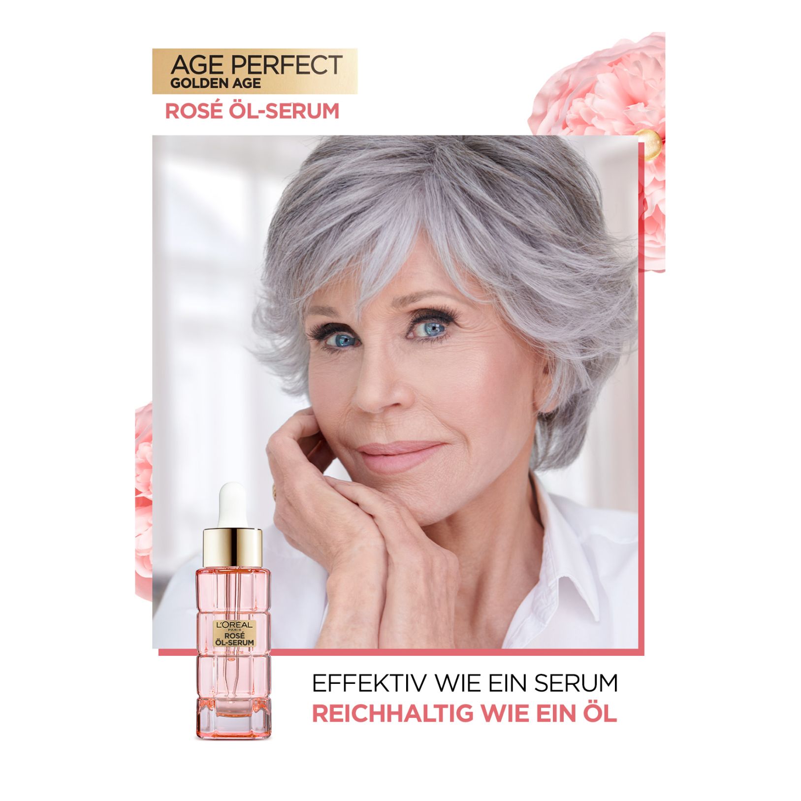 Sérum Pour Le Visage - Age Perfect - Rosé Sérum Huile