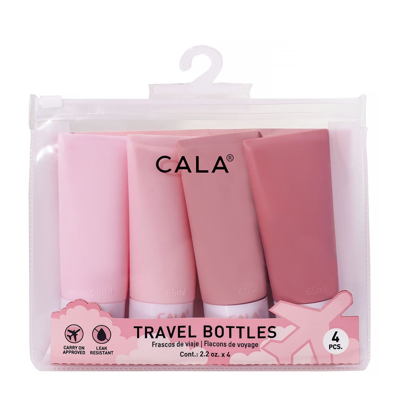 Silicone Travel Bottles (4 Pièces)