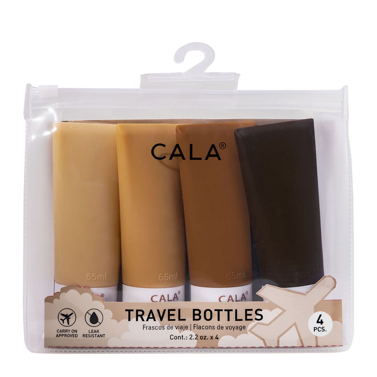 Silicone Travel Bottles (4 Pièces)