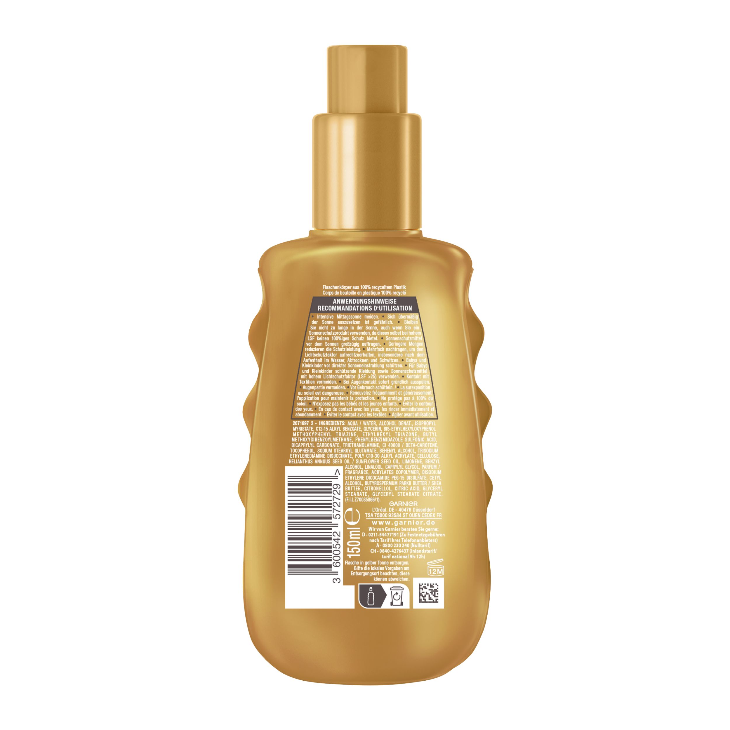 Lait Spray Solaire - Ambre Solaire - Ideal Bronze Milk-In-Spray