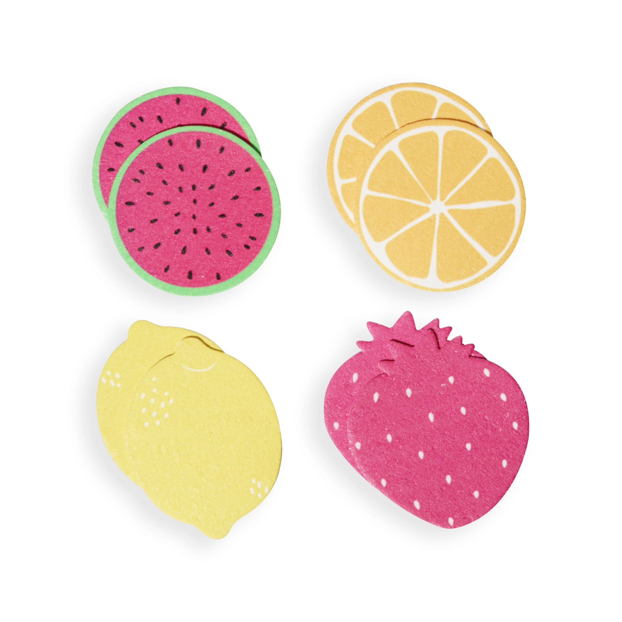 Face Cleansing Sponges - Fruity Face Cellulose Sponges Face Cleansing Sponges - Fruity Face Cellulose Sponges