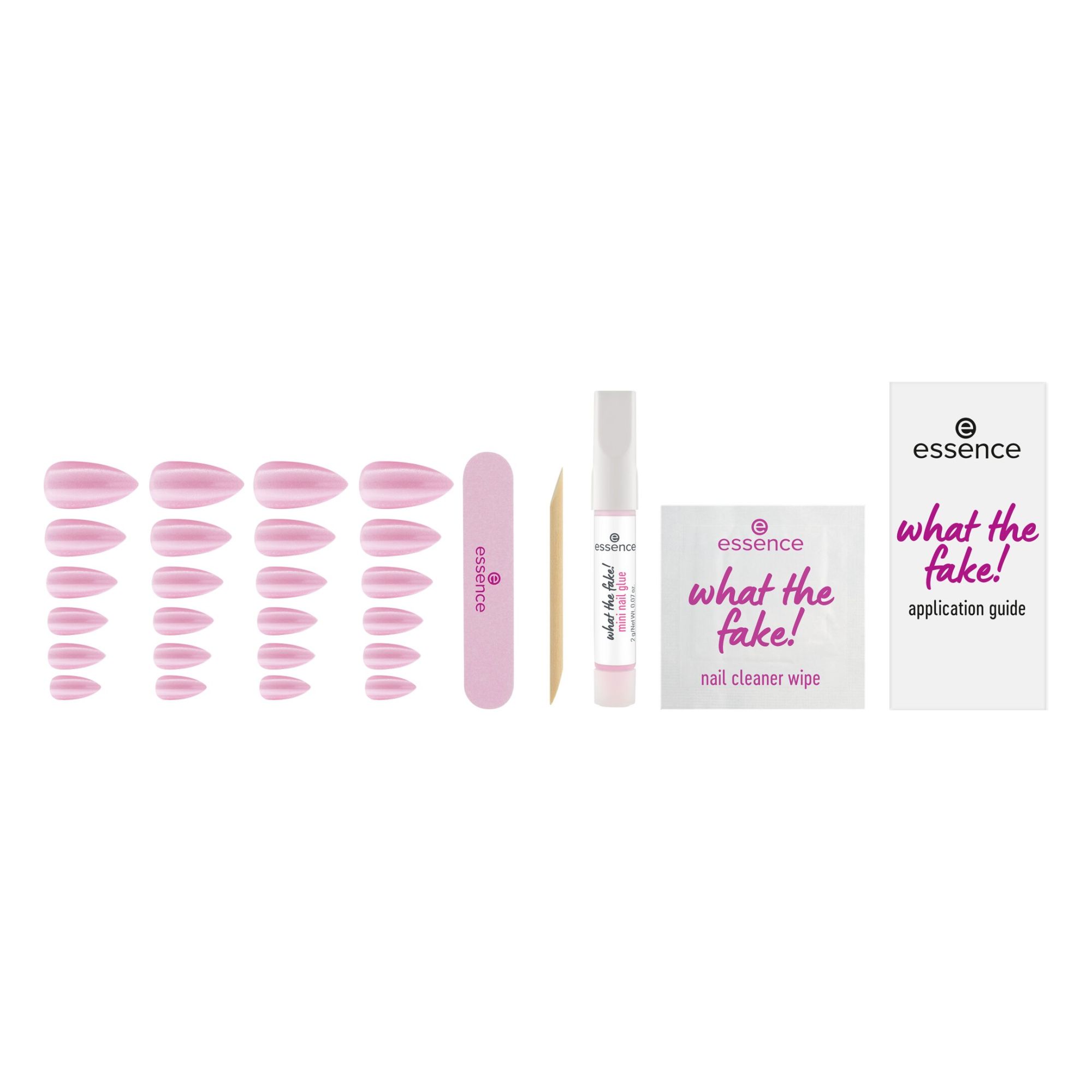 What The Fake! Press-On Nails Manicure Set (24 Stück) -- Künstliche Nägel