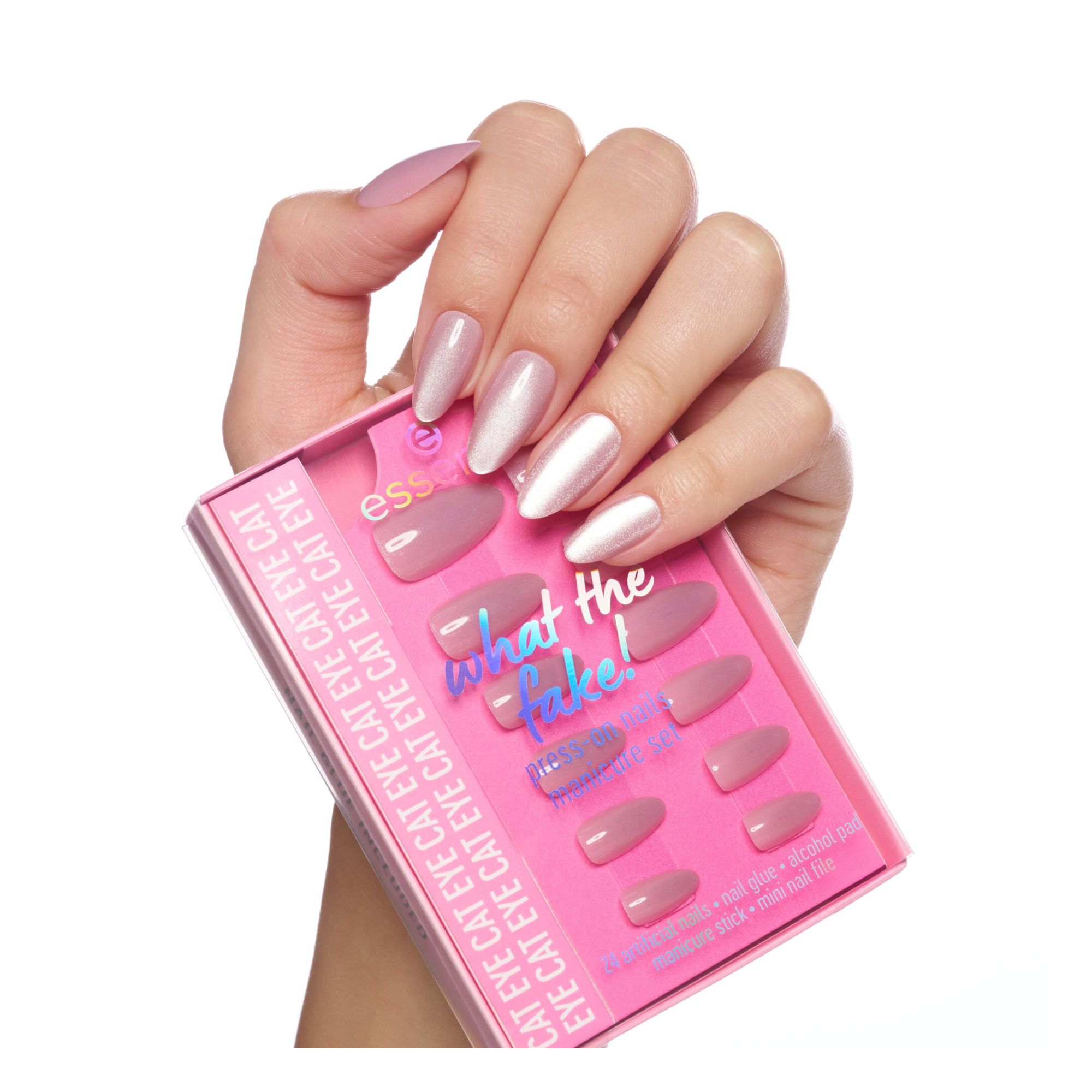 What The Fake! Press-On Nails Manicure Set (24 Stück) -- Künstliche Nägel