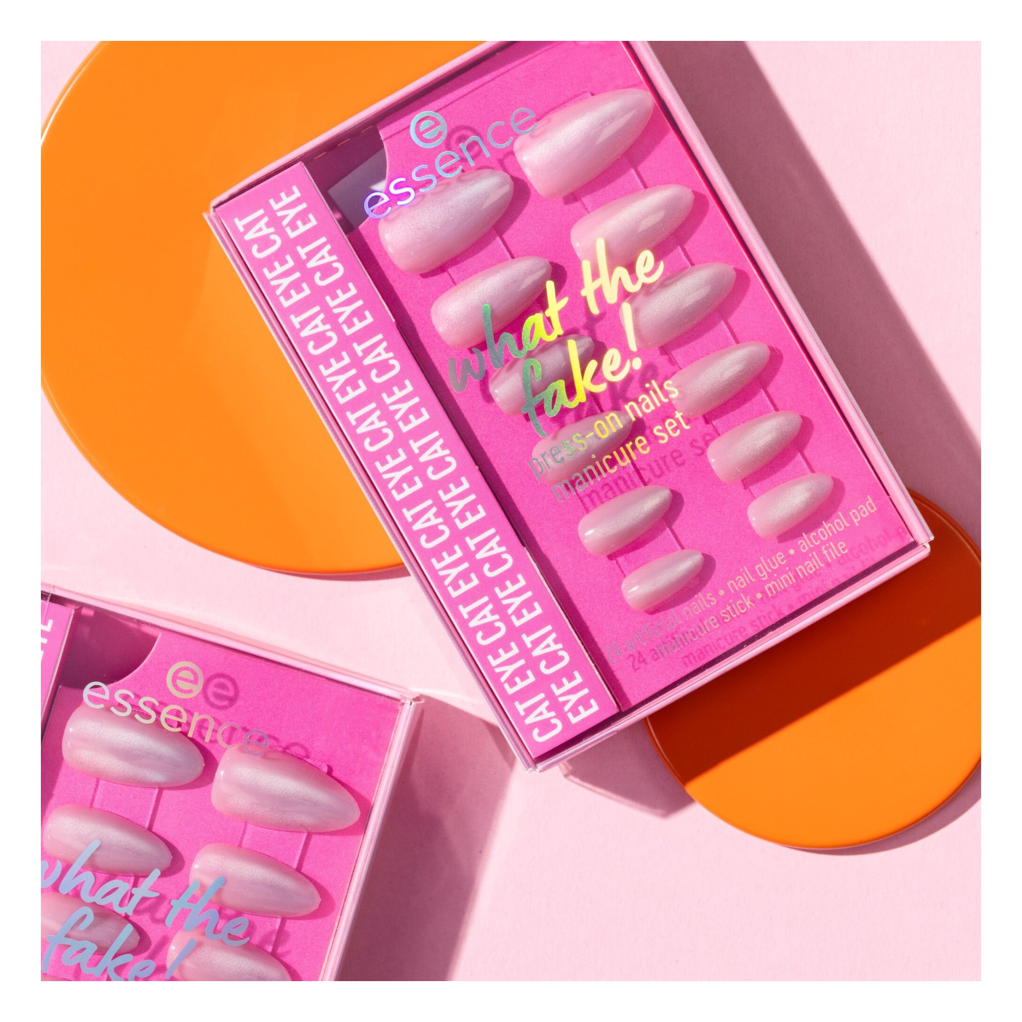 What The Fake! Press-On Nails Manicure Set (24 Stück) -- Künstliche Nägel