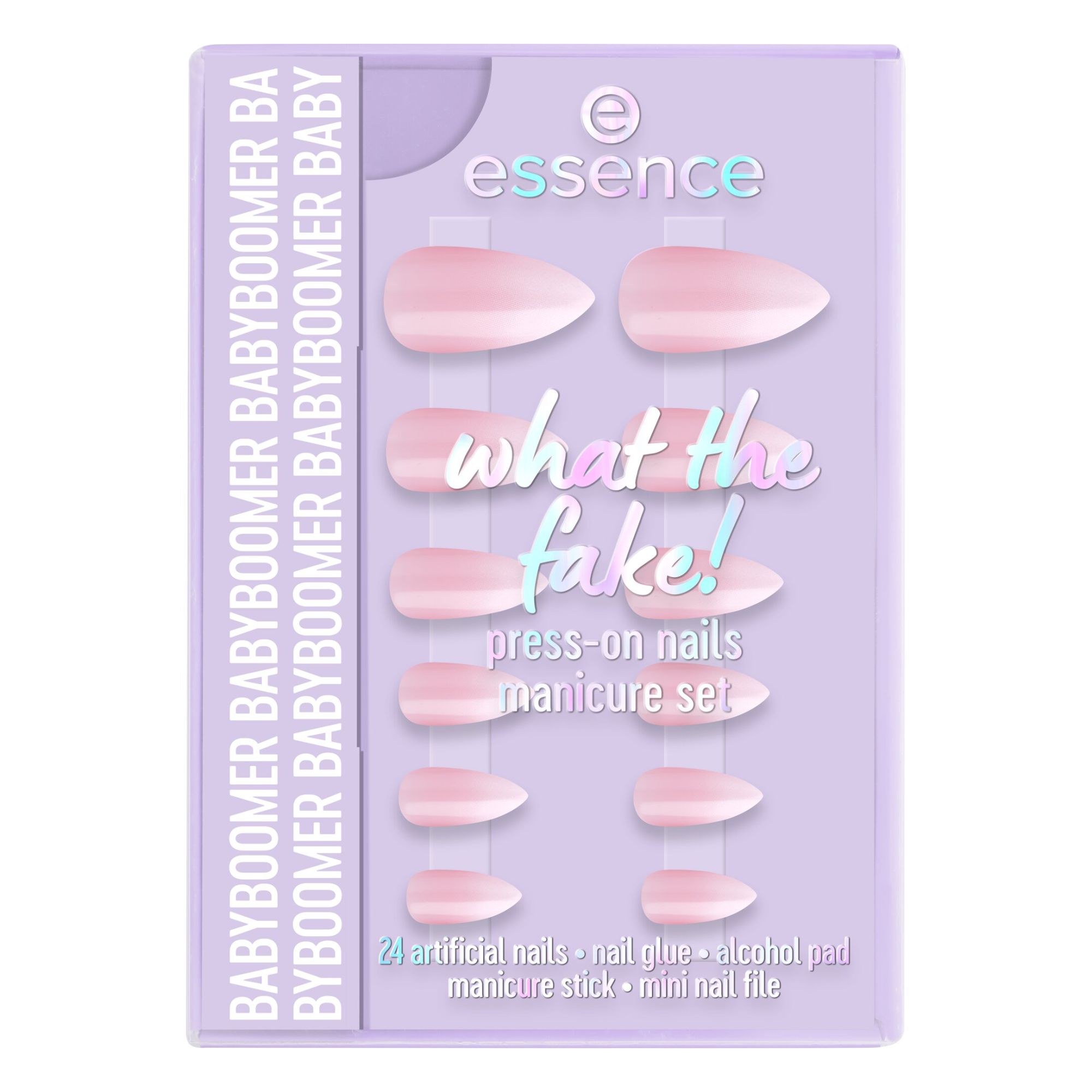 What The Fake! Press-On Nails Manicure Set (24 Pieces)
