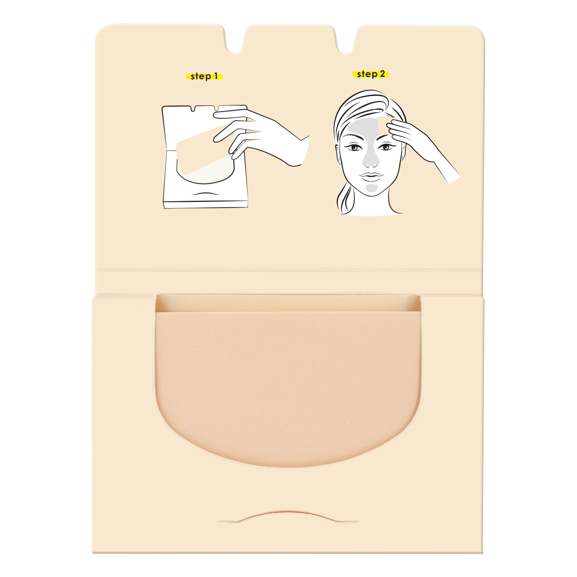 Brighten-Up! Banana Powder Oil Control Paper (50 Sheets)