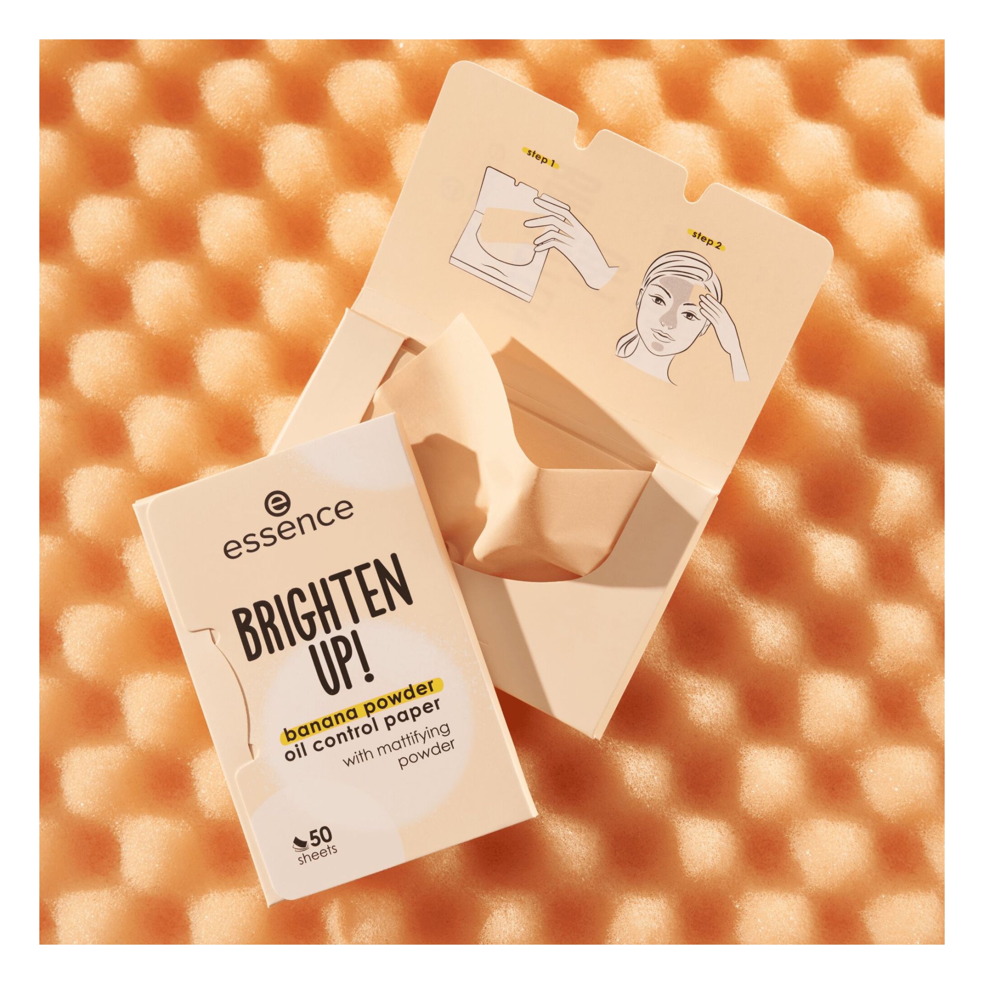 Brighten-Up! Banana Powder Oil Control Paper (50 Sheets)