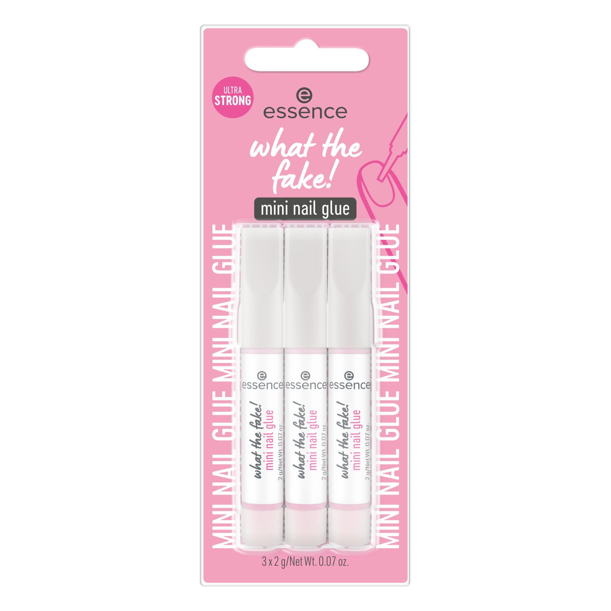 What The Fake! Mini Nail Glue (3 Pieces)